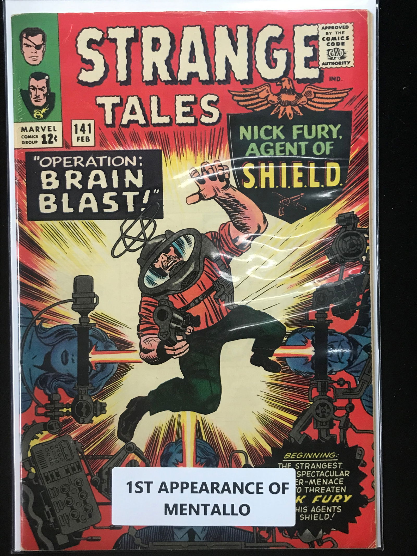 MARVEL COMICS NO.141 STRANGE TALES (1ST APP MENTALLO) (1 of 1)