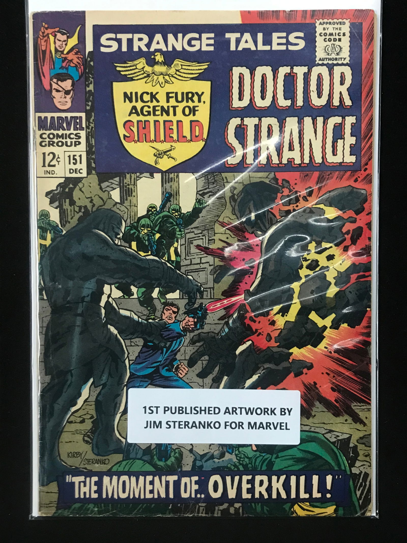 MARVEL COMICS NO.151 STRANGE TALES NICK FURY AND DOCTOR STRANGE (1 of 1)