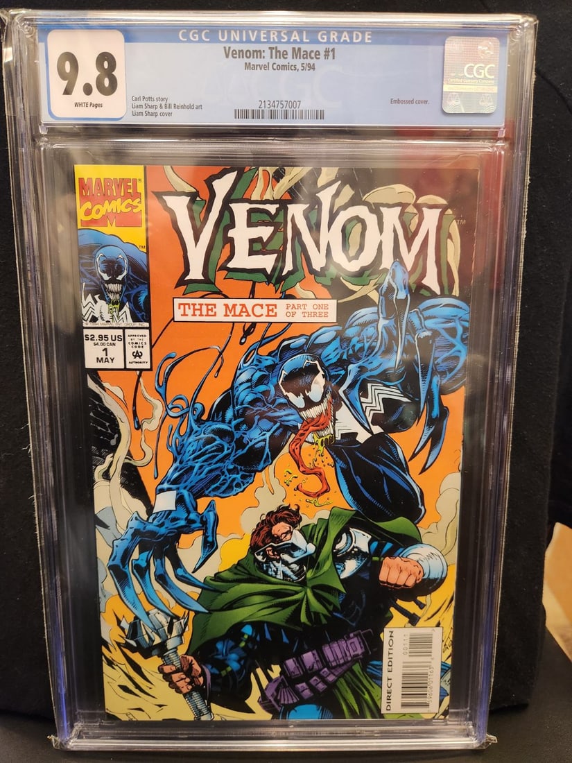 MARVEL COMICS VENOM THE MACE NO.1 (CGC 9.8) (1 of 1)