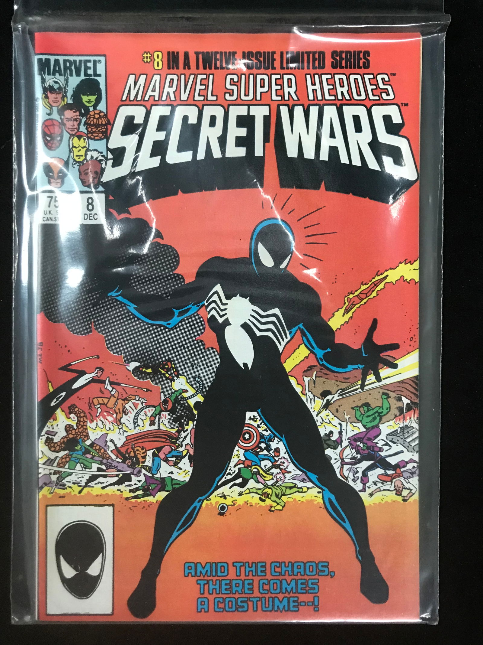 MARVEL COMICS SECRET WARS NO.8 (1ST BLACK COSTUME SPIDER-MAN) (1 of 1)