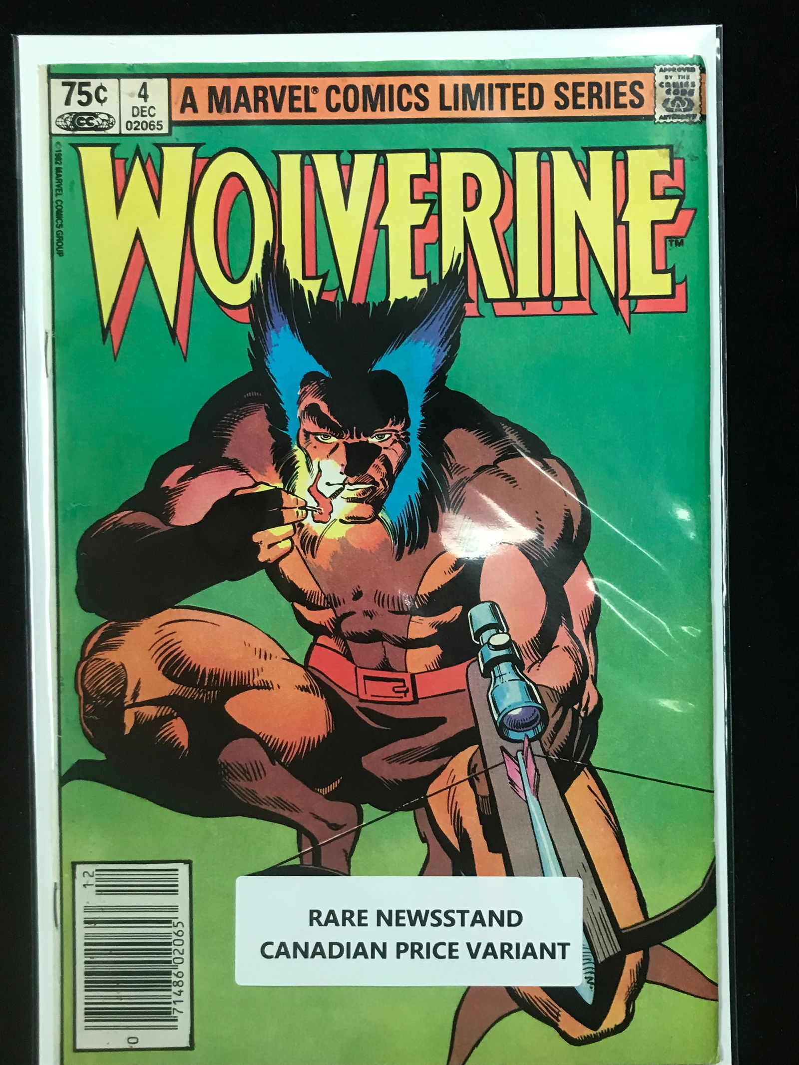 MARVEL COMICS NO.4 WOLVERINE (CANADIAN PRICE VARIANT) (1 of 1)