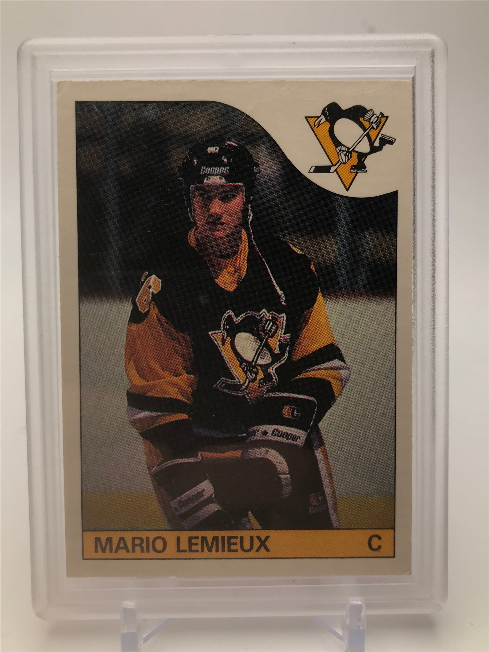 1985-86 O PEE CHEE MARIO LEMIEUX ROOKIE CARD: Prices are in Canadian dollars