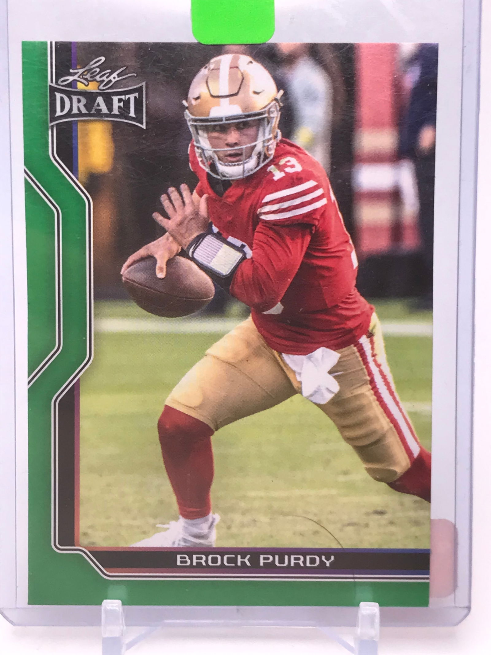 2023 LEAF DRAFT BROCK PURDY ROOKIE CARD (1 of 2)