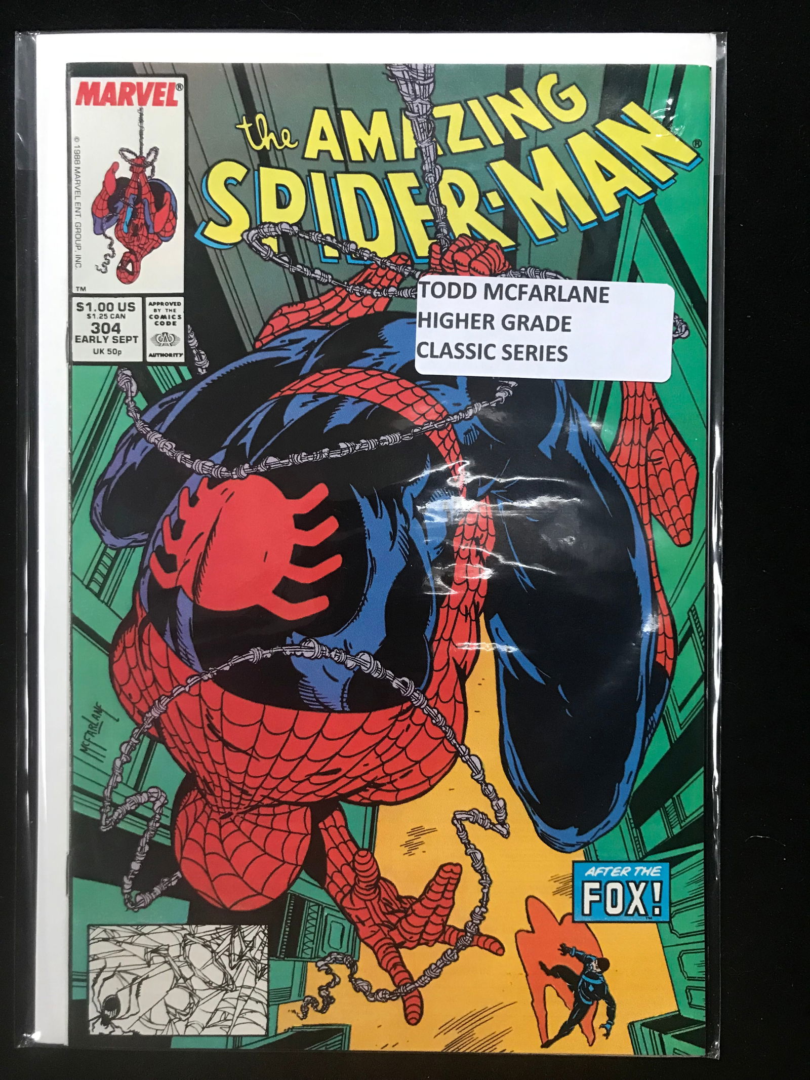 MARVEL COMICS NO.304 THE AMAZING SPIDERMAN (TODD MCFARLANE NEWSSTAND) (1 of 1)
