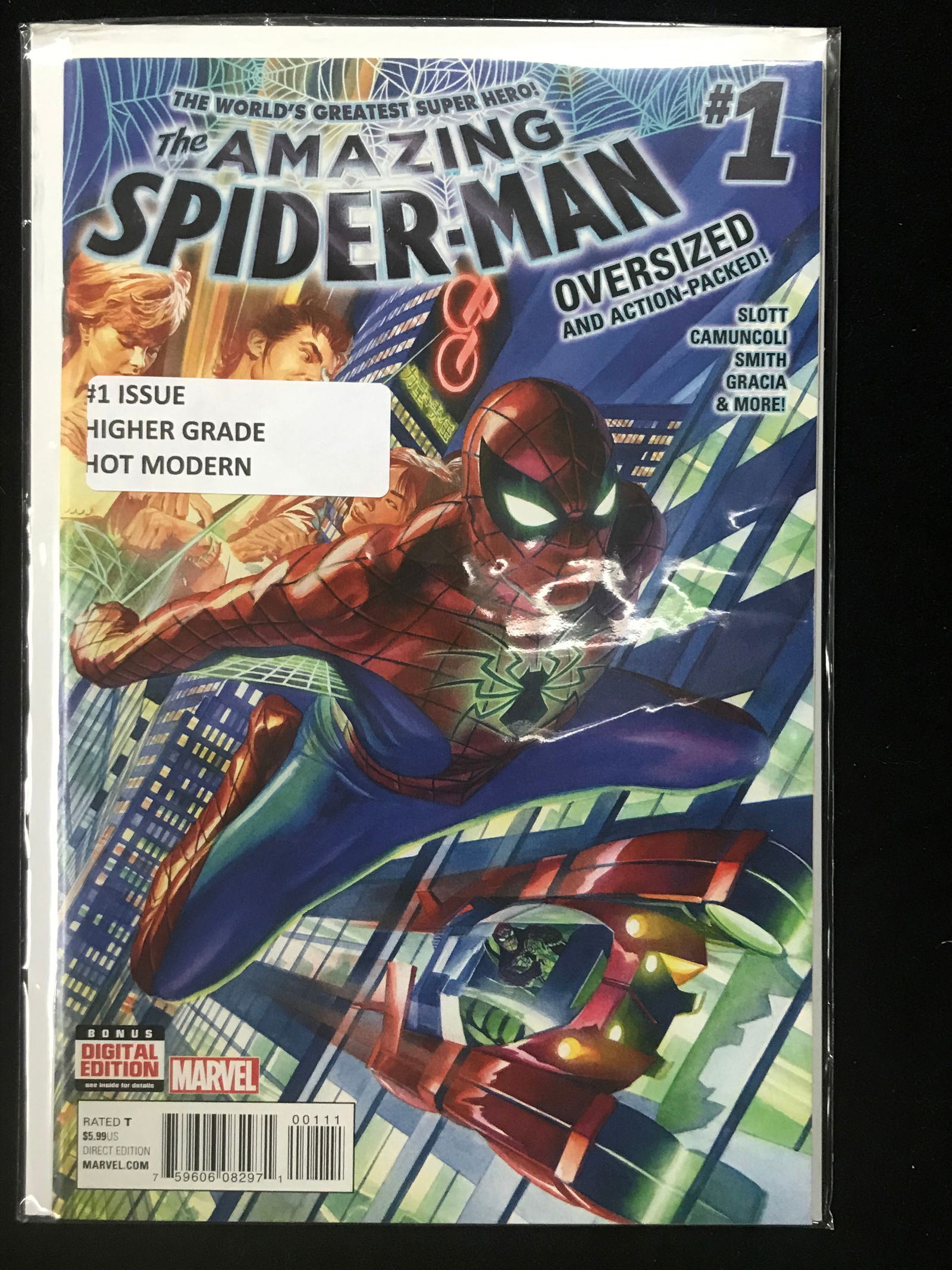 MARVEL COMICS NO.1 THE AMAZING SPIDERMAN (HOT MODERN) (1 of 1)