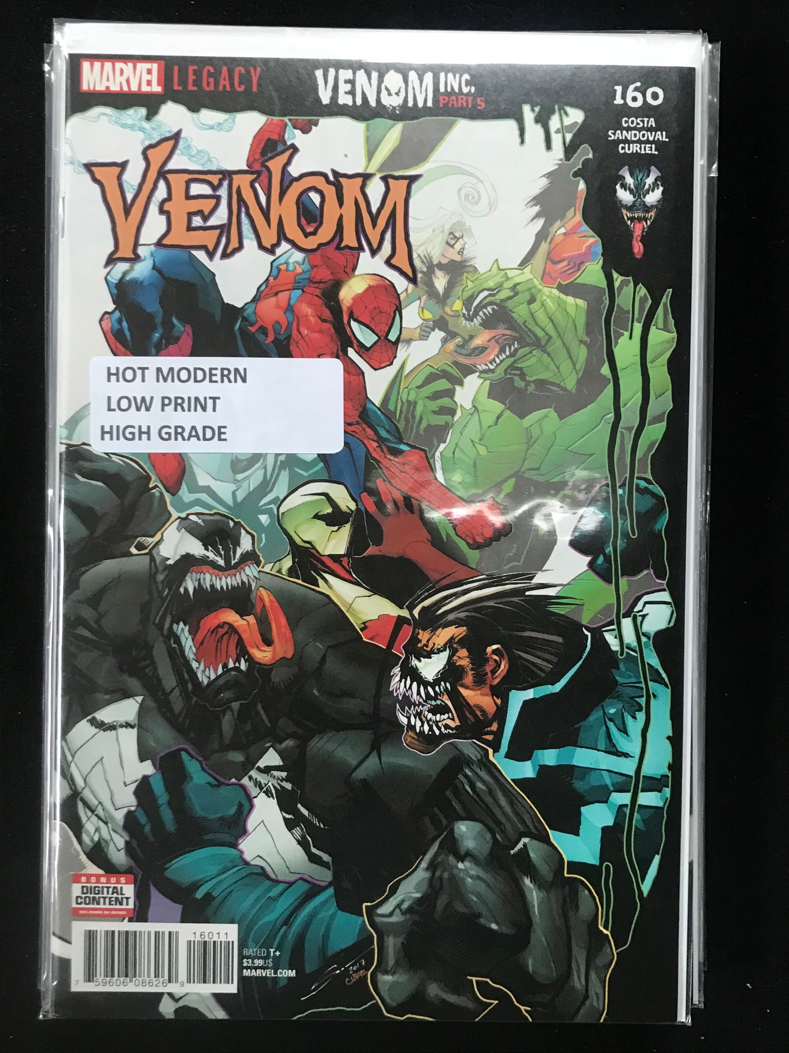 MARVEL COMICS NO.160 VENOM (LOW PRINT) (1 of 1)