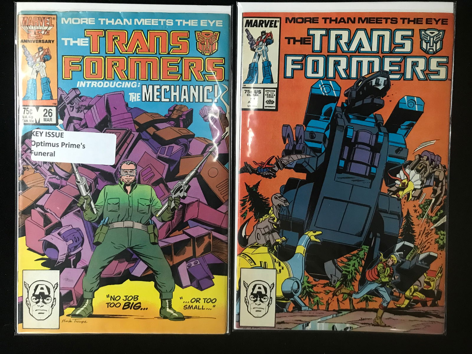 LOT OF TRANSFORMERS COMICS (MARVEL COMICS) (1 of 1)