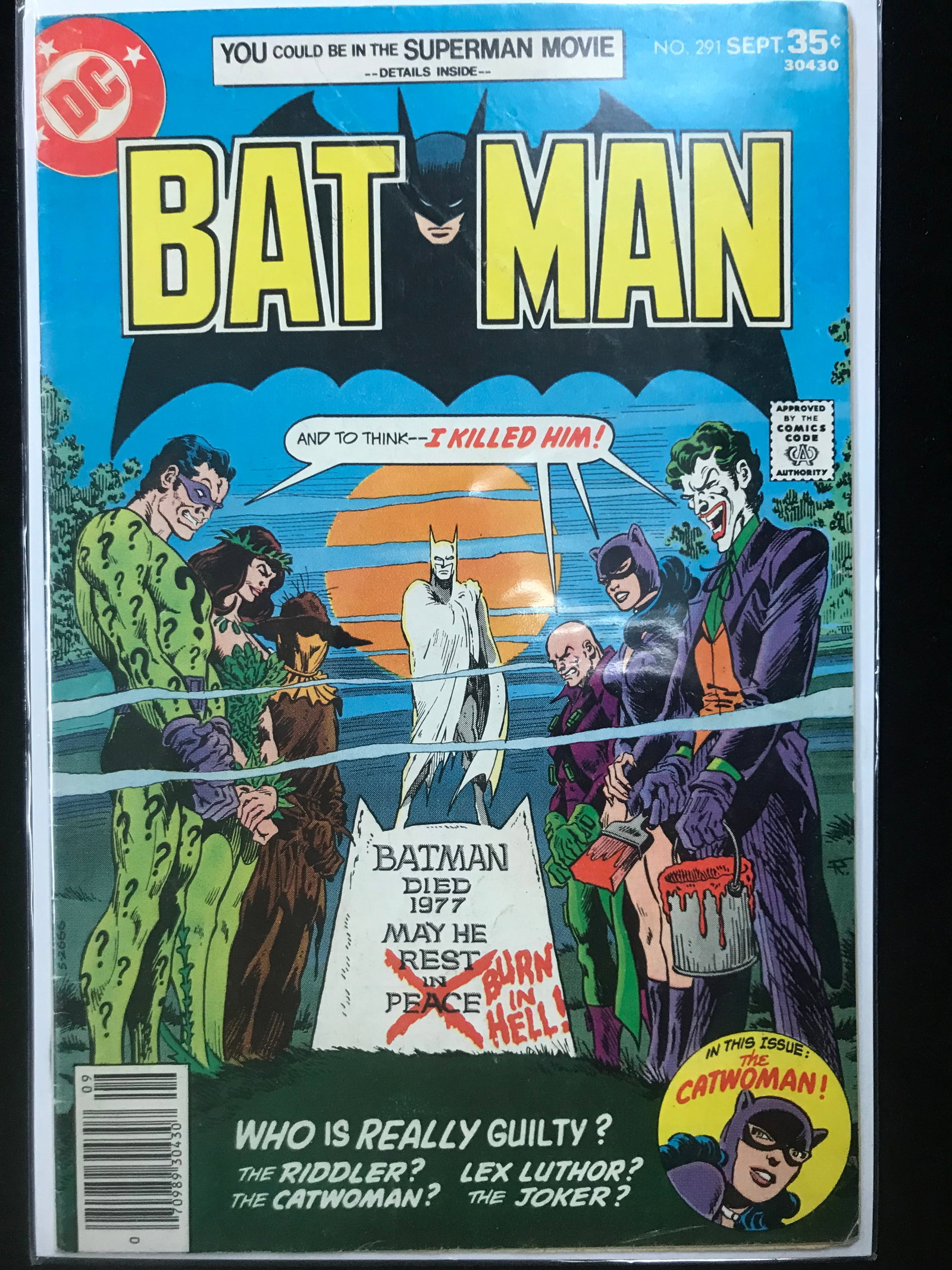 DC COMICS NO.291 BATMAN: Prices are in Canadian dollars