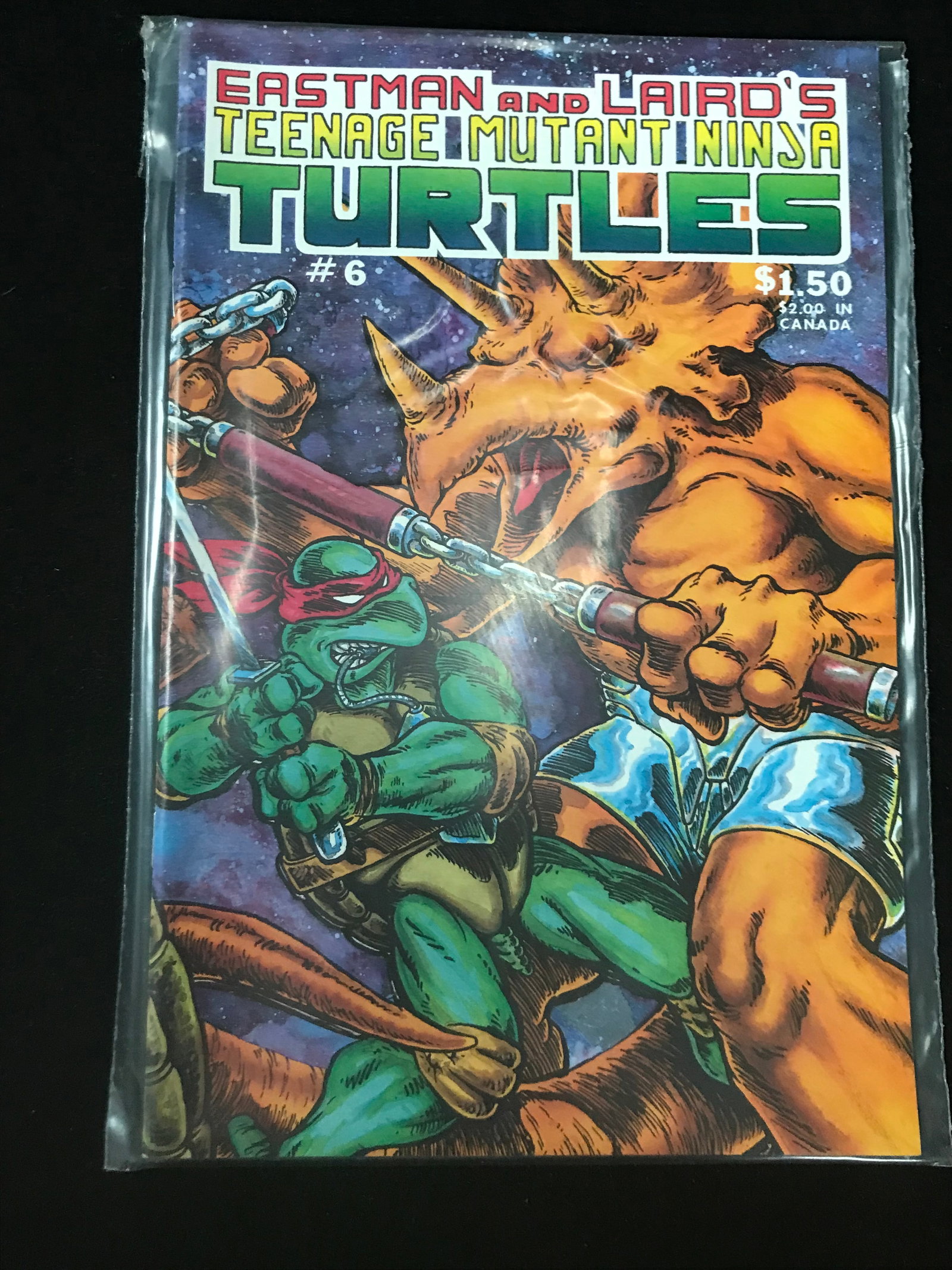 EASTMAN AND LAIRD'S NO.6 TEENAGE MUTANT NINJA TURTLES: Prices are in Canadian dollars