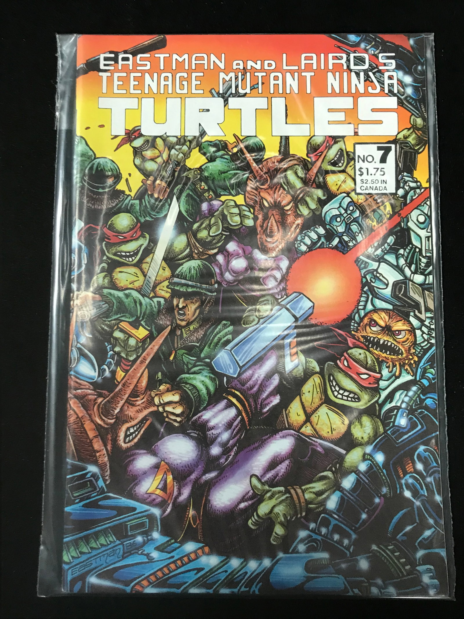 EASTMAN AND LAIRD'S NO.7 TEENAGE MUTANT NINJA TURTLES: Prices are in Canadian dollars