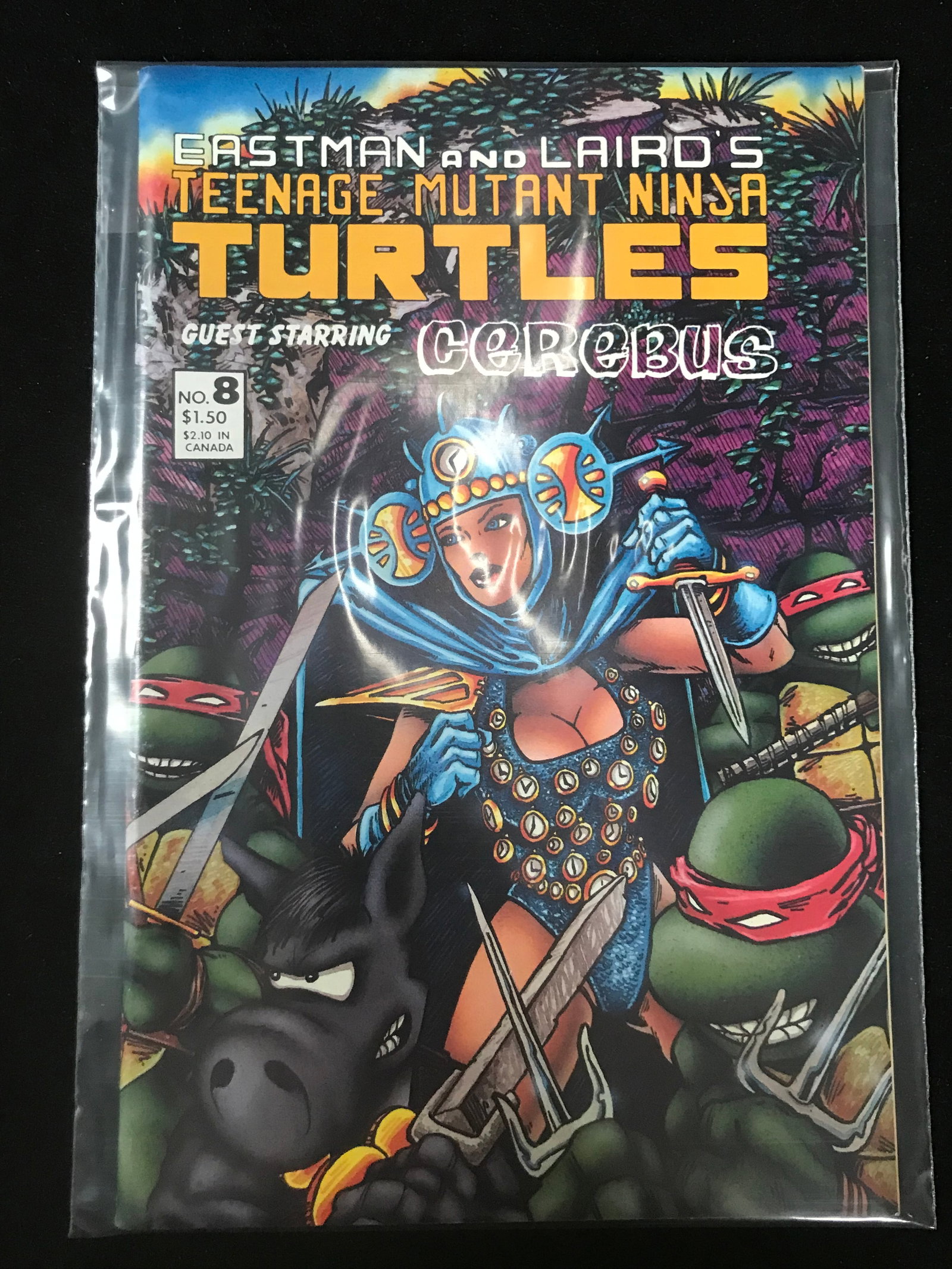 EASTMAN AND LAIRD'S NO.8 TEENAGE MUTANT NINJA TURTLES: Prices are in Canadian dollars
