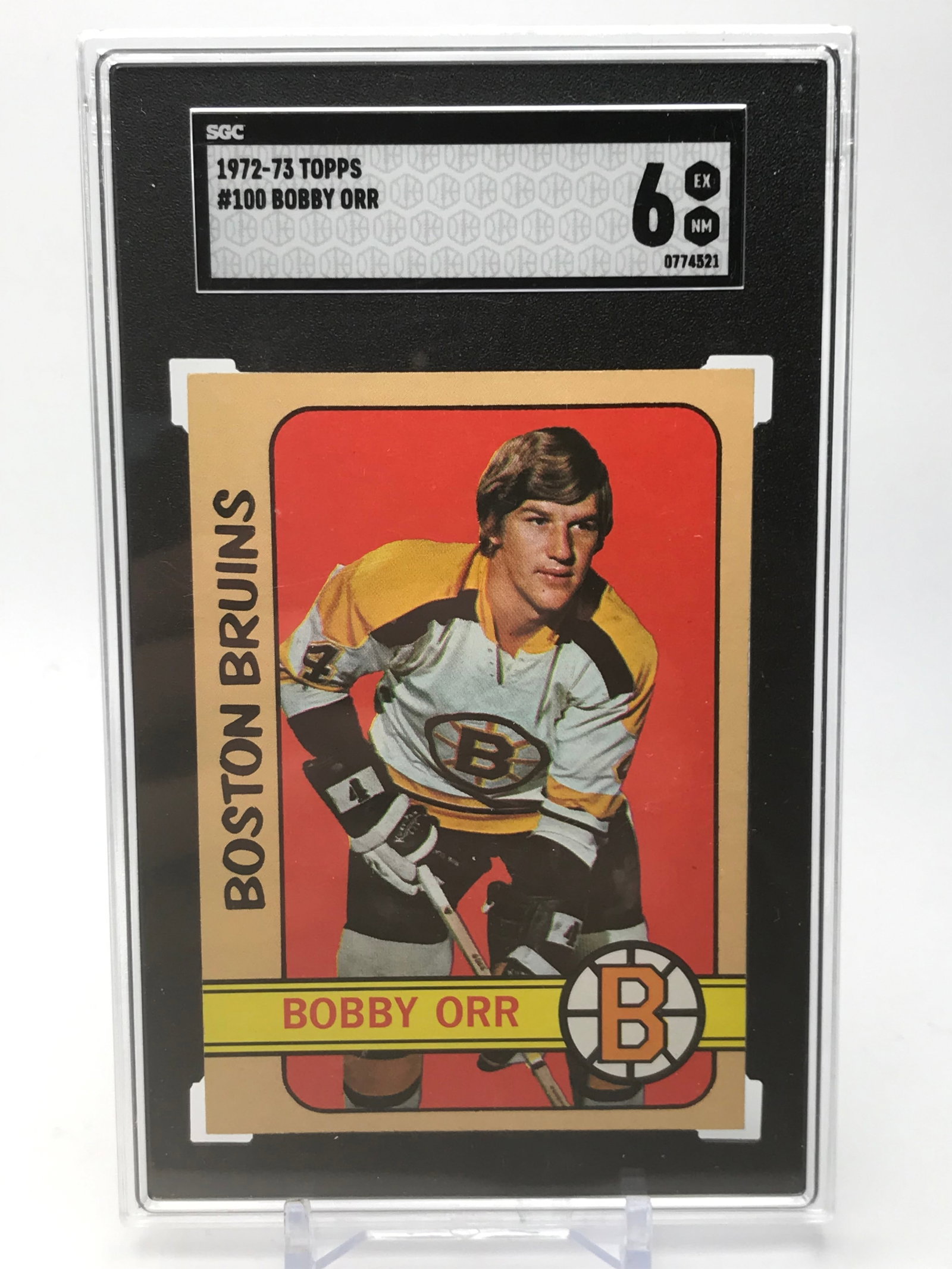 1972-73 TOPPS BOBBY ORR SGC 6: Prices are in Canadian dollars