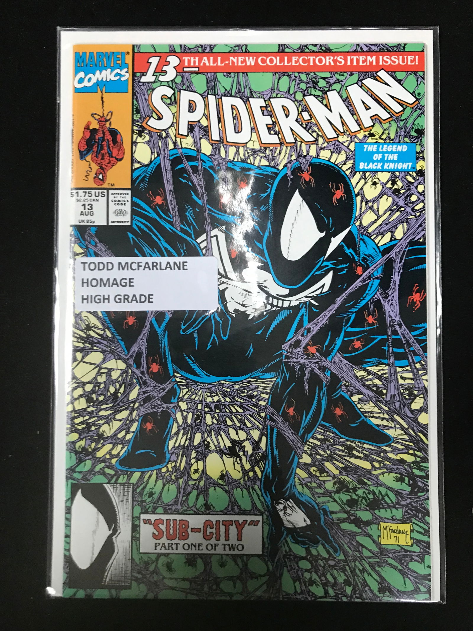 DC COMICS NO.13 SPIDERMAN (TODD MCFARLANE HOMAGE) (1 of 1)