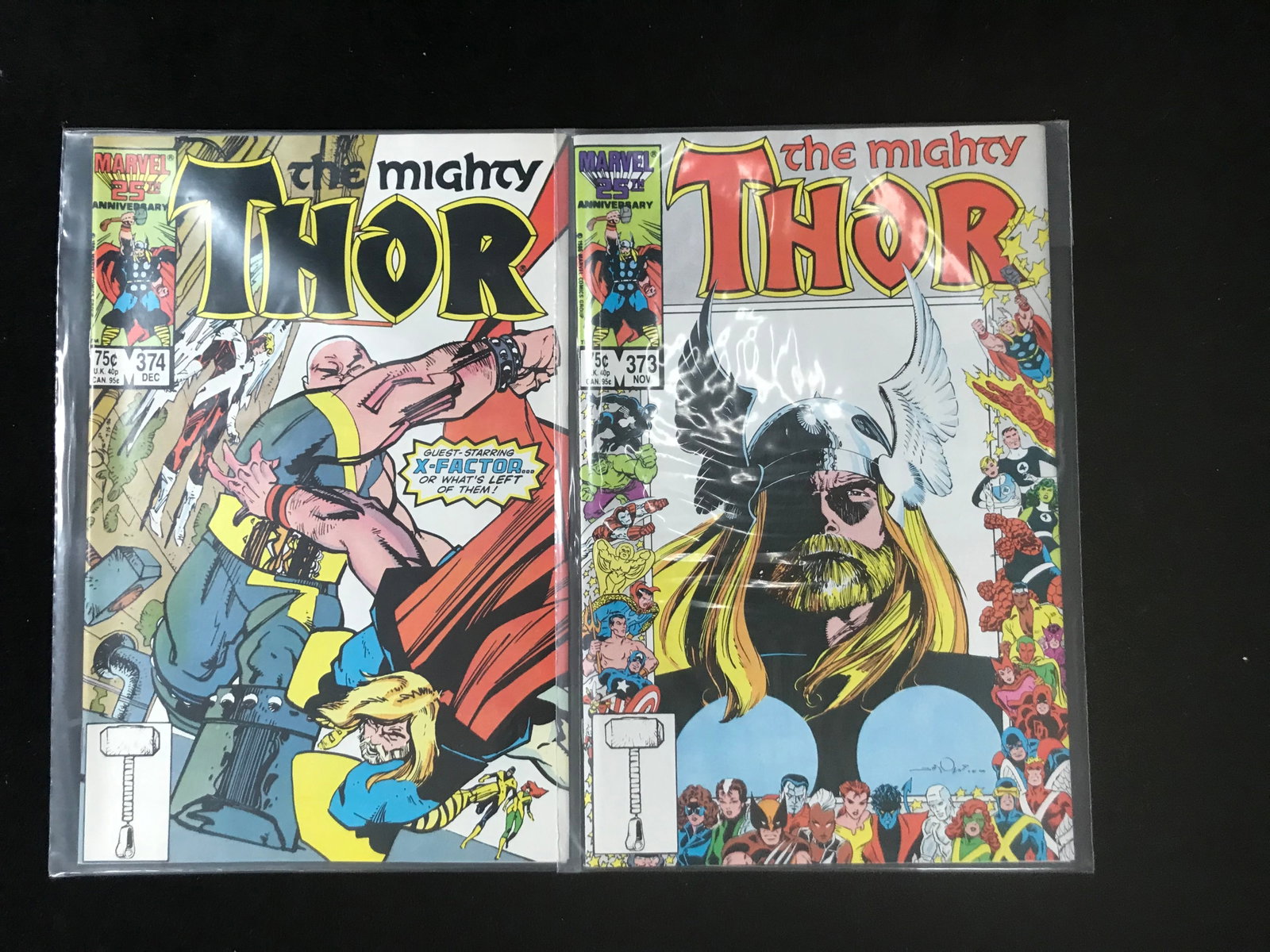 LOT OF THE MIGHTY THOR COMICS (MARVEL COMICS): Prices are in Canadian dollars