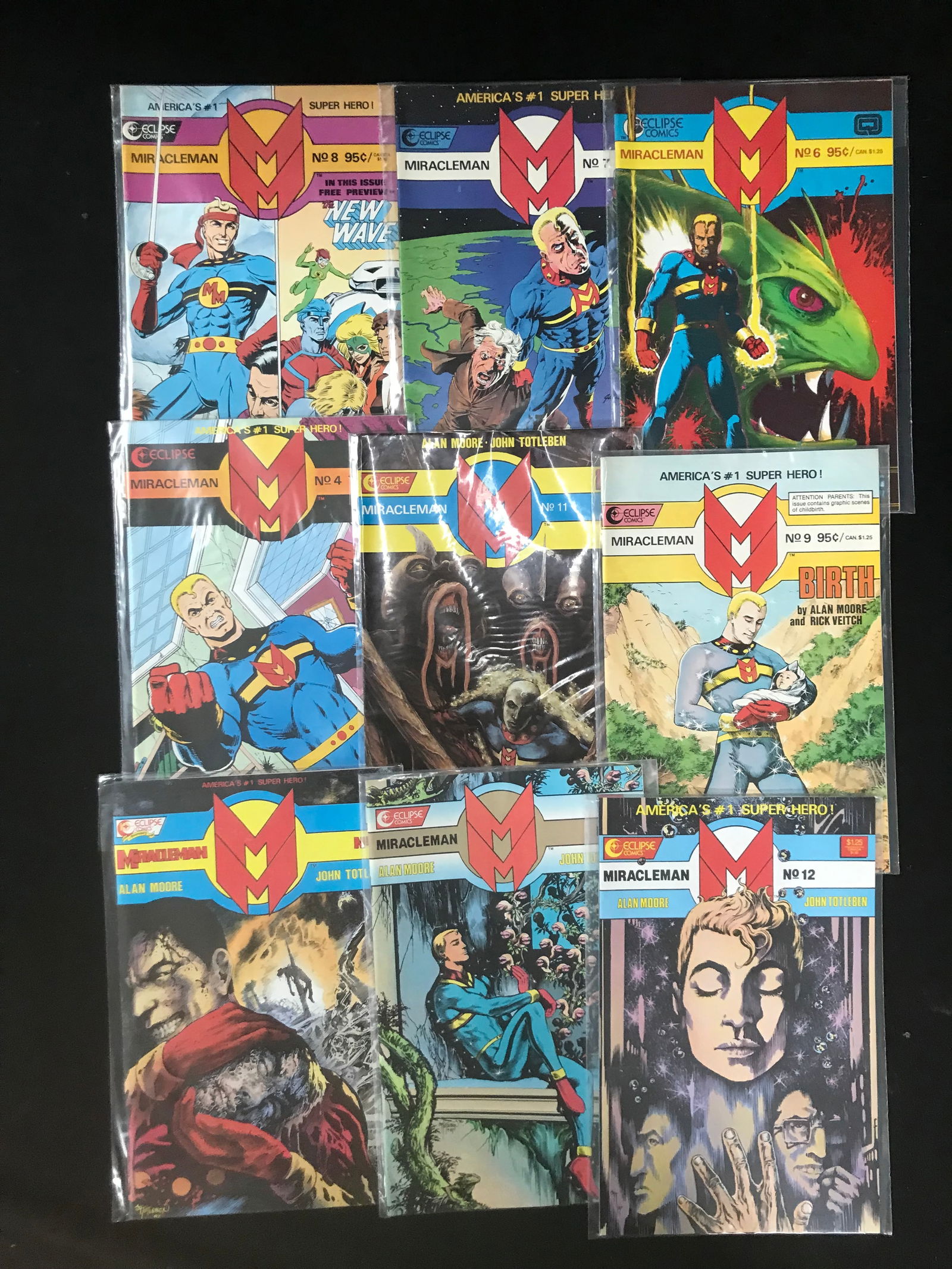 LOT OF MIRICLEMAN COMICS (ECLIPSE COMICS) (1 of 1)