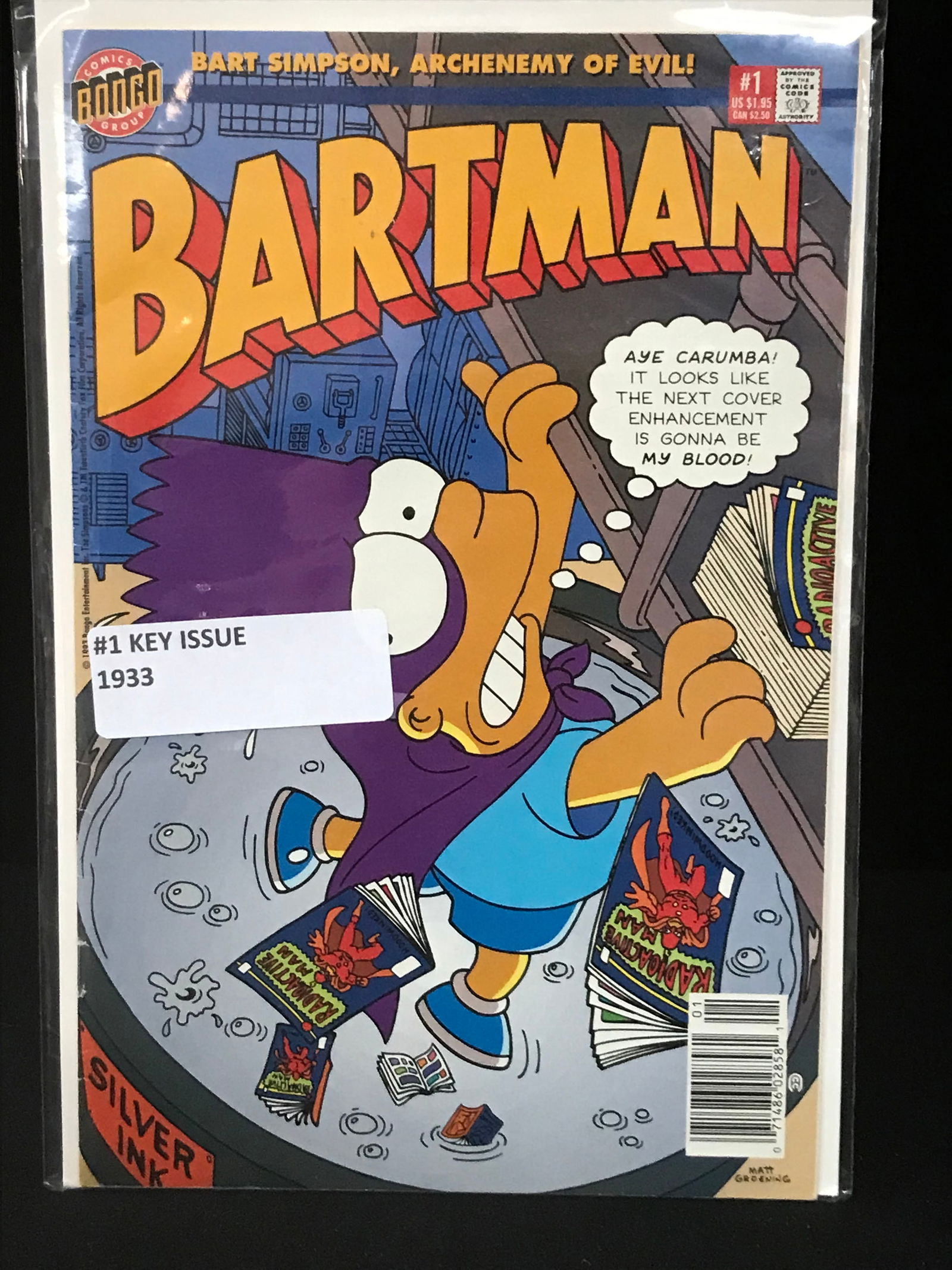 BONGO COMICS NO.1 BARTMAN (NO.1 KEY ISSUE 1993) (1 of 1)