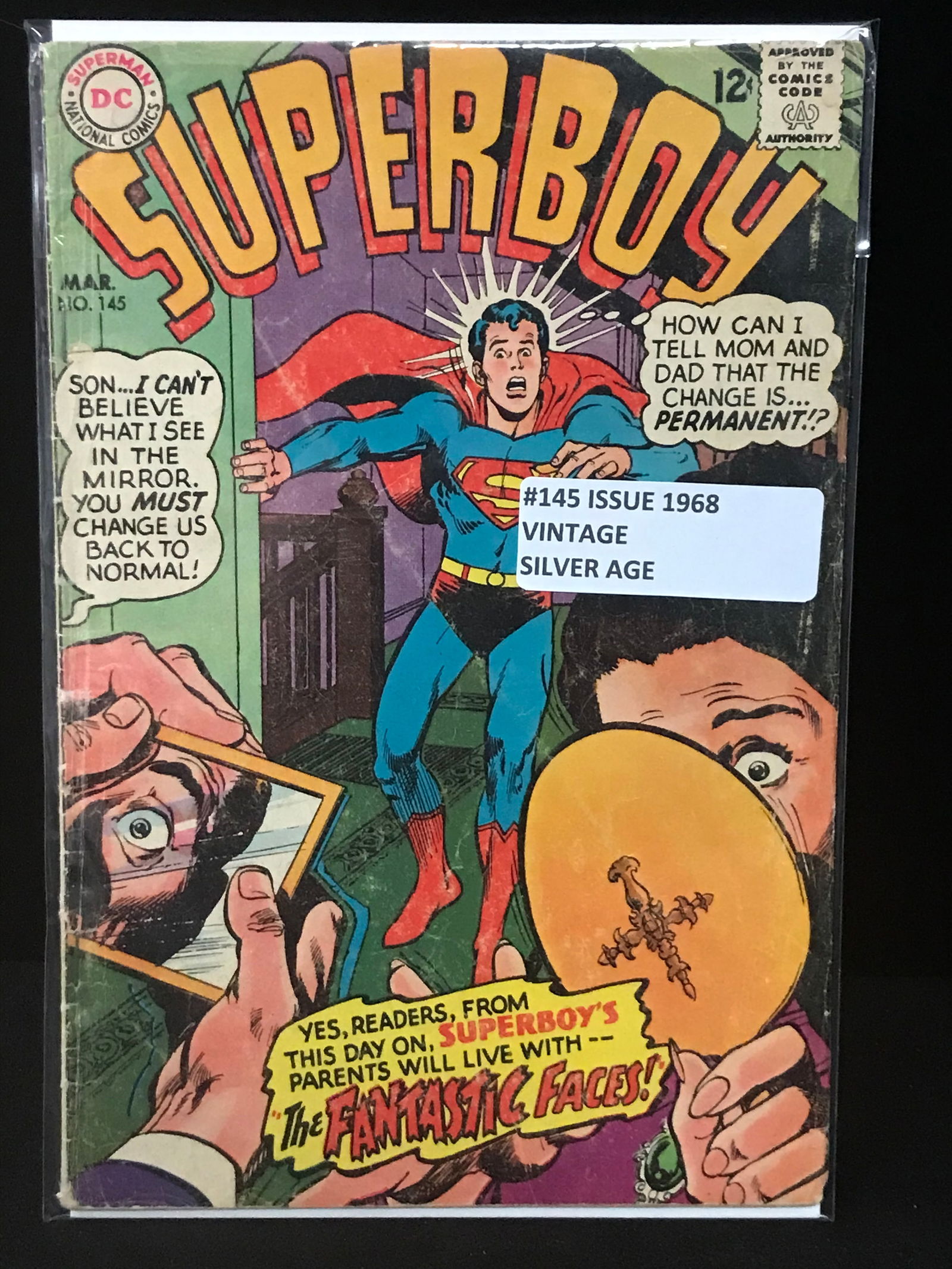 DC COMICS NO.145 SUPERBOY (VINTAGE SILVER AGE) (1 of 1)