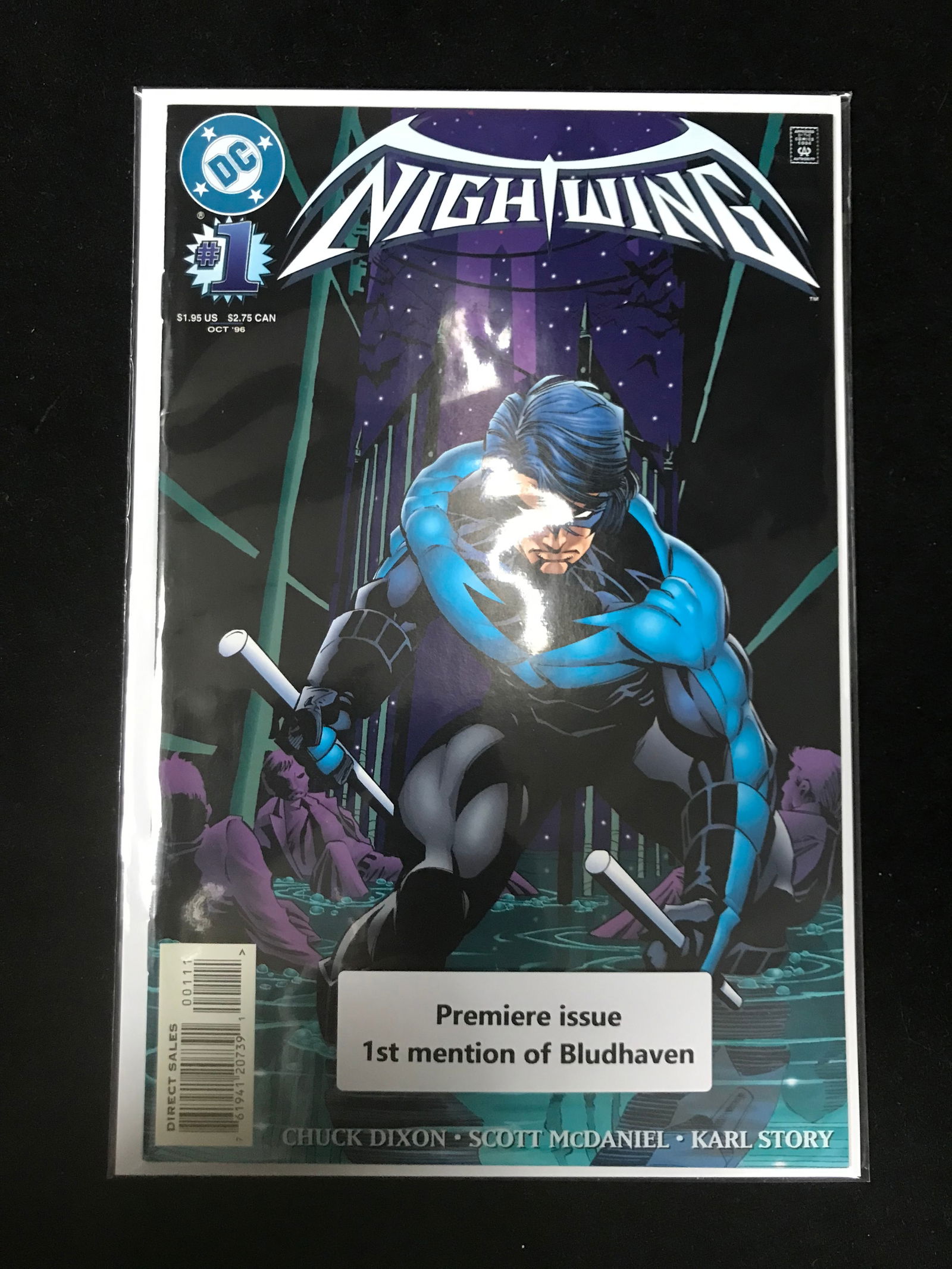 DC COMICS NO.1 NIGHTWING (1ST MENTION OF BLUDHAVEN (1 of 1)