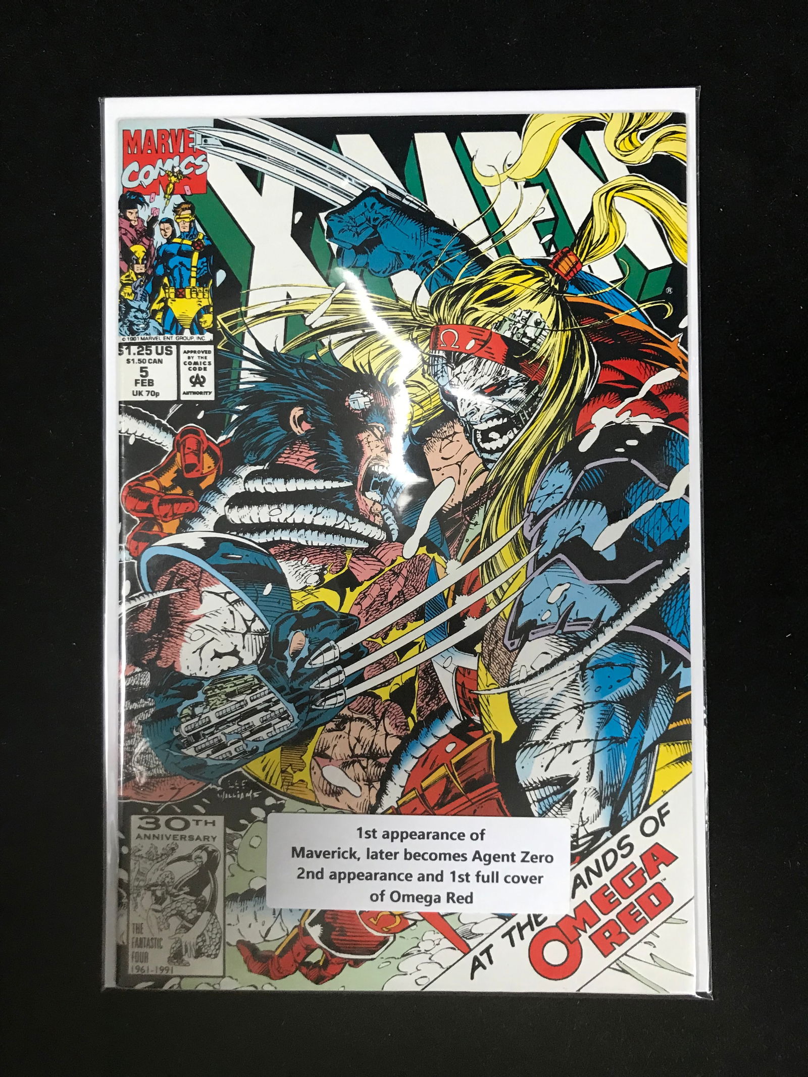 MARVEL COMICS NO.5 X-MEN (1ST APP MAVERICK) (1 of 1)