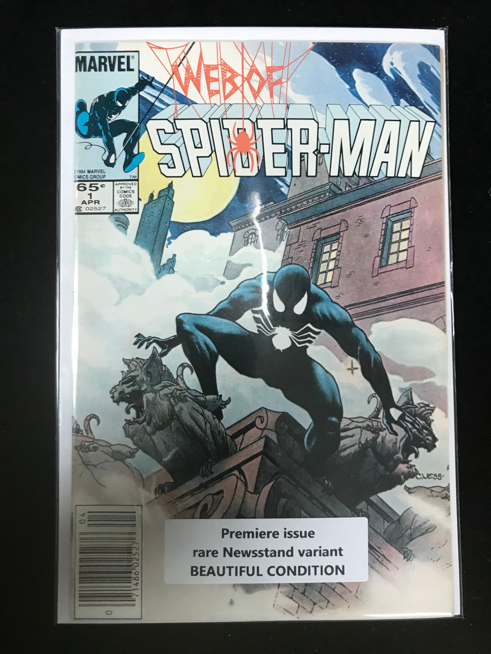 MARVEL COMICS NO.1 WEB OF SPIDERMAN (NEWSSTAND VARIANT) (1 of 1)