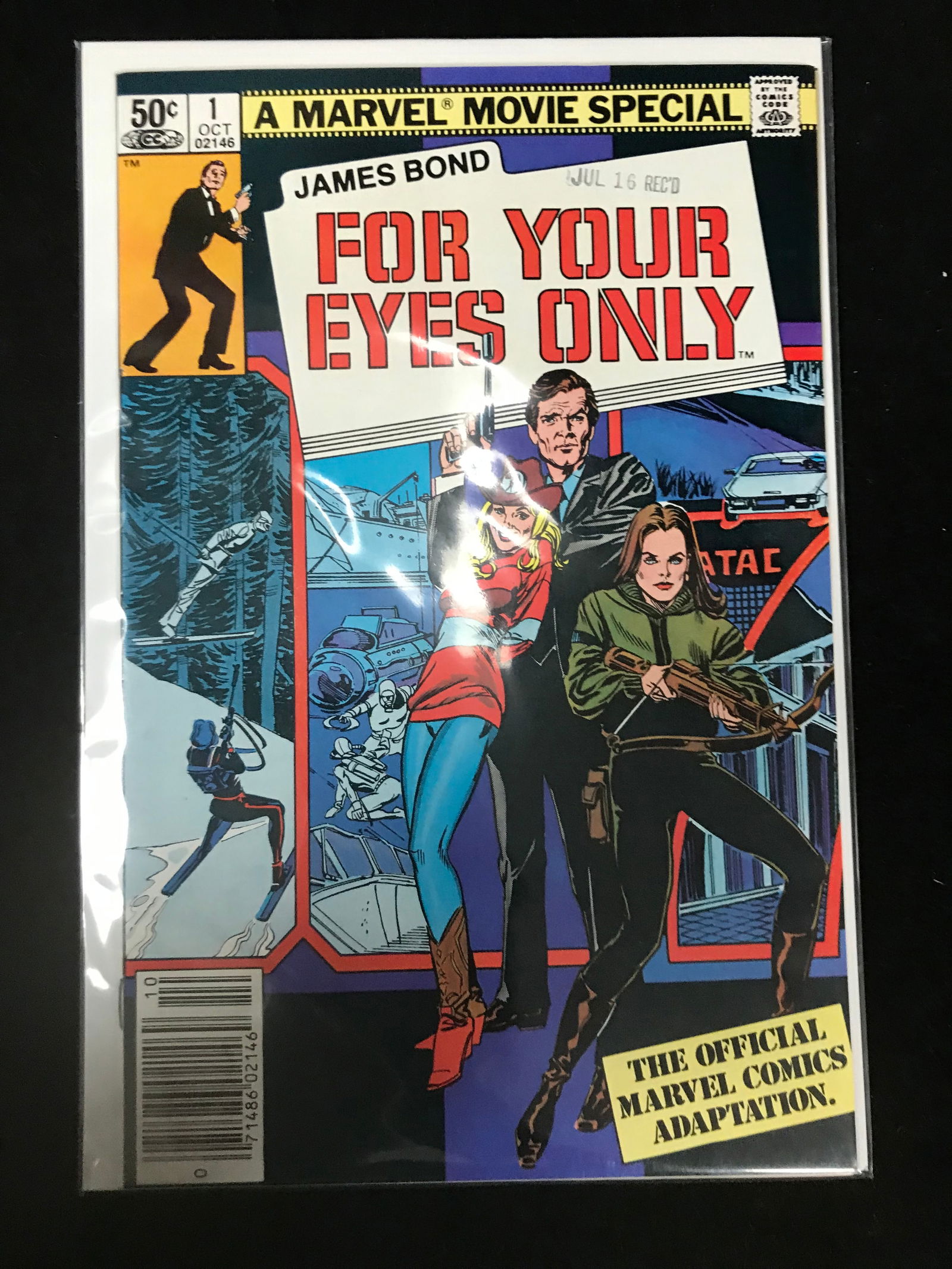 MARVEL COMICS NO.1 JAMES BOND FOR YOUR EYES ONLY (1 of 1)