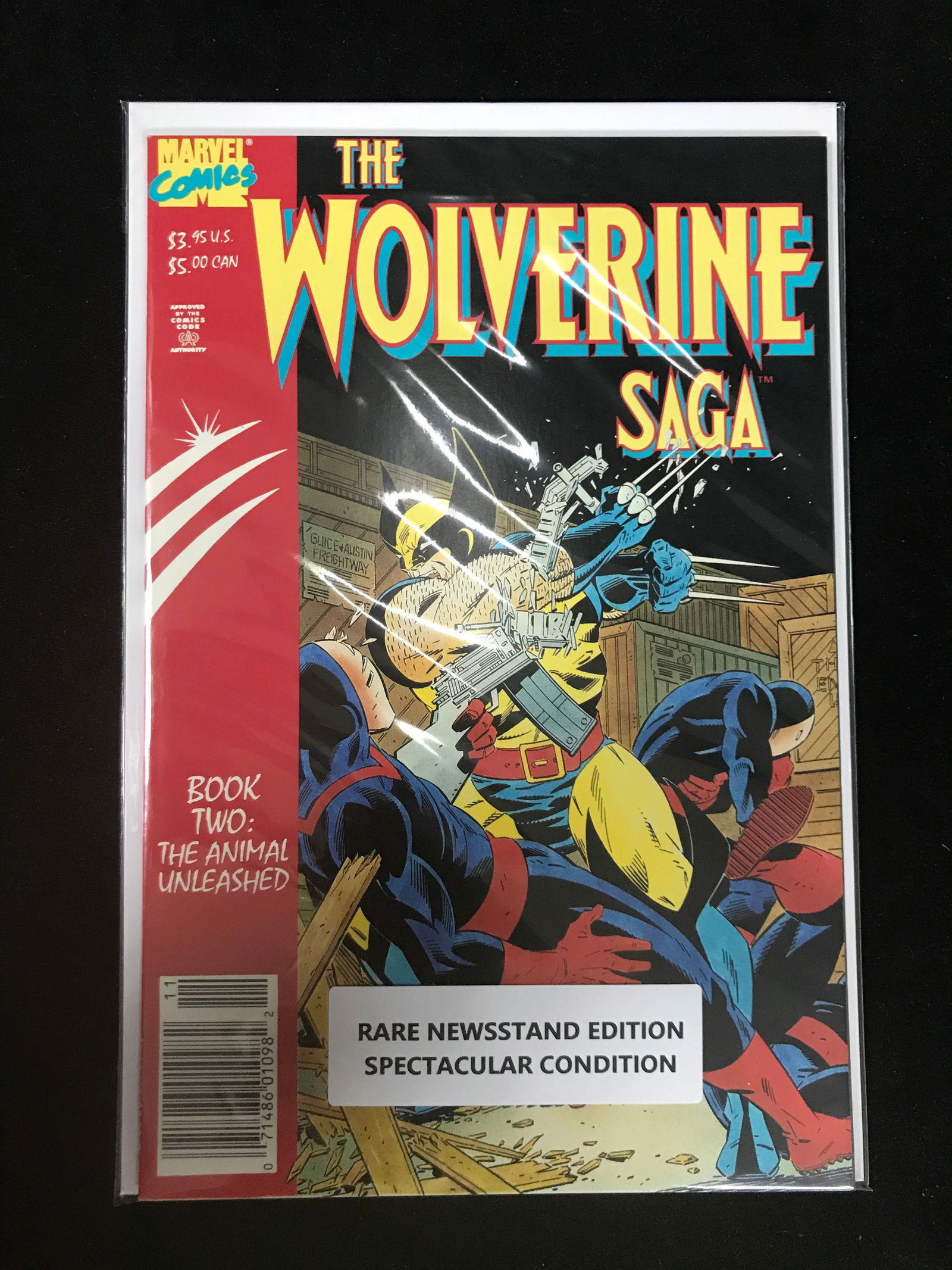 MARVEL COMICS NO.2 THE WOLVERINE SAGA (RARE NEWSSTAND EDITION) (1 of 1)