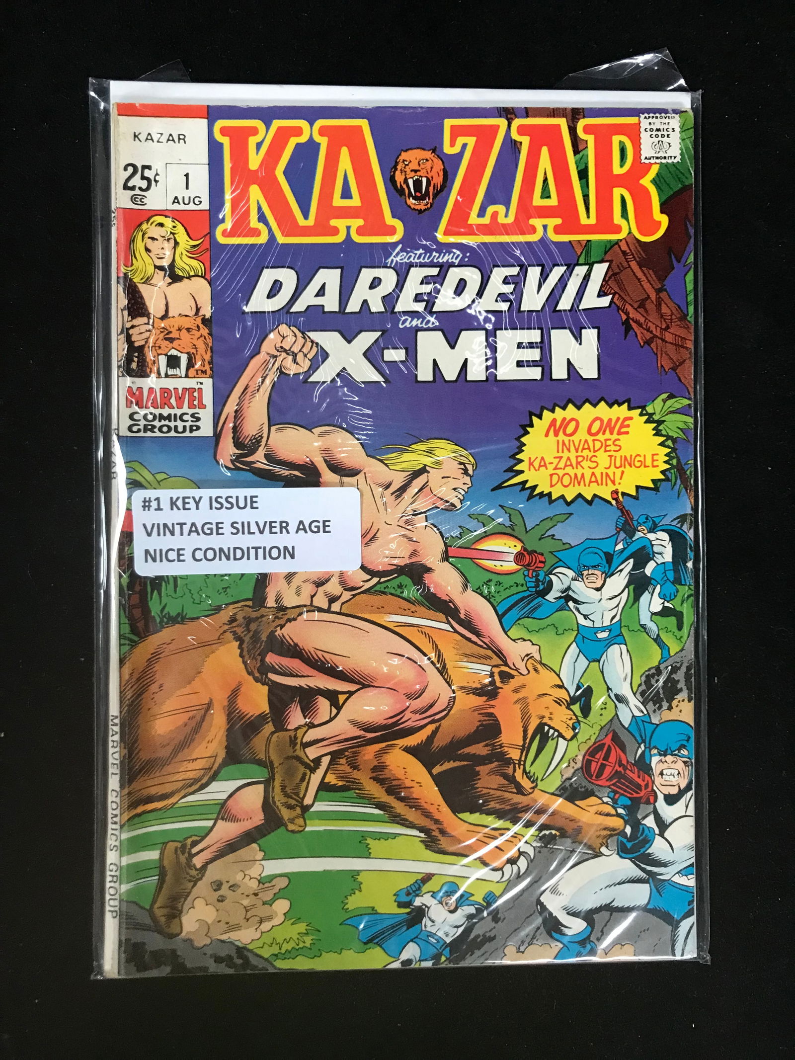 MARVEL COMICS NO.1 KA-ZAR FEAT DAREDEVIL AND X-MEN (VINTAGE SILVER AGE) (1 of 1)