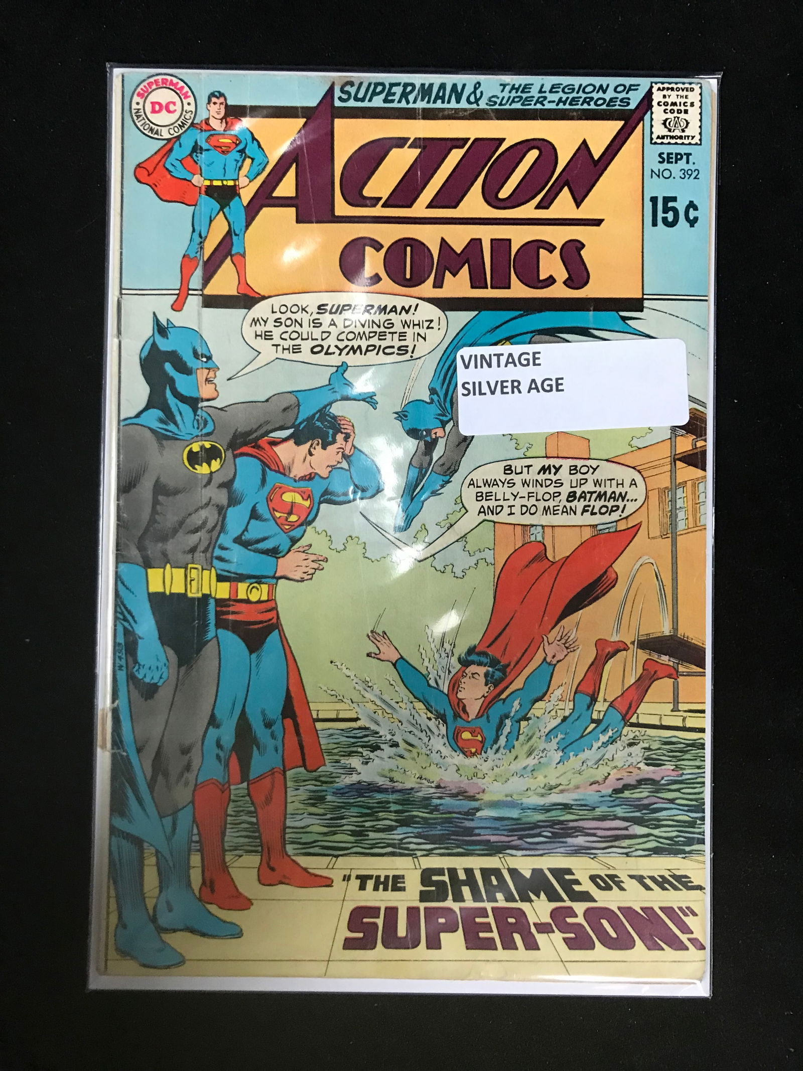 DC COMICS NO.392 ACTION COMICS (VINTAGE SILVER AGE) (1 of 1)