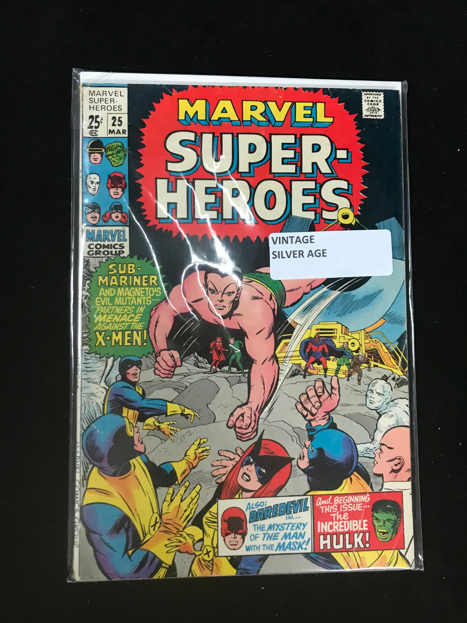 MARVEL COMICS NO.25 MARVEL SUPER-HEROES (VINTAGE SILVER AGE) (1 of 1)