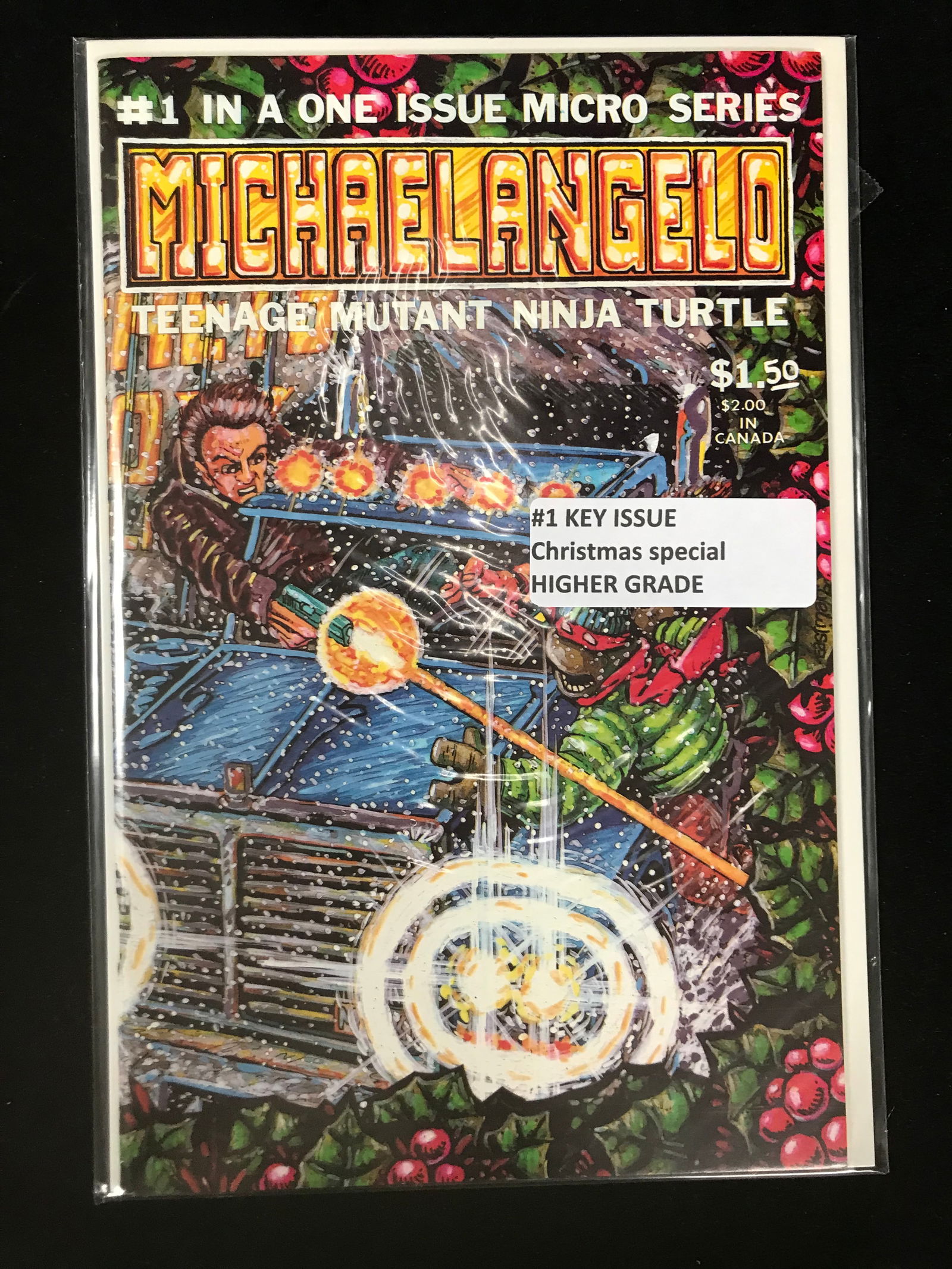 MICHAELANGELO TEENAGE MUTANT NINJA TURTLE NO.1 (CHRISTMAS SPECIAL) (1 of 1)