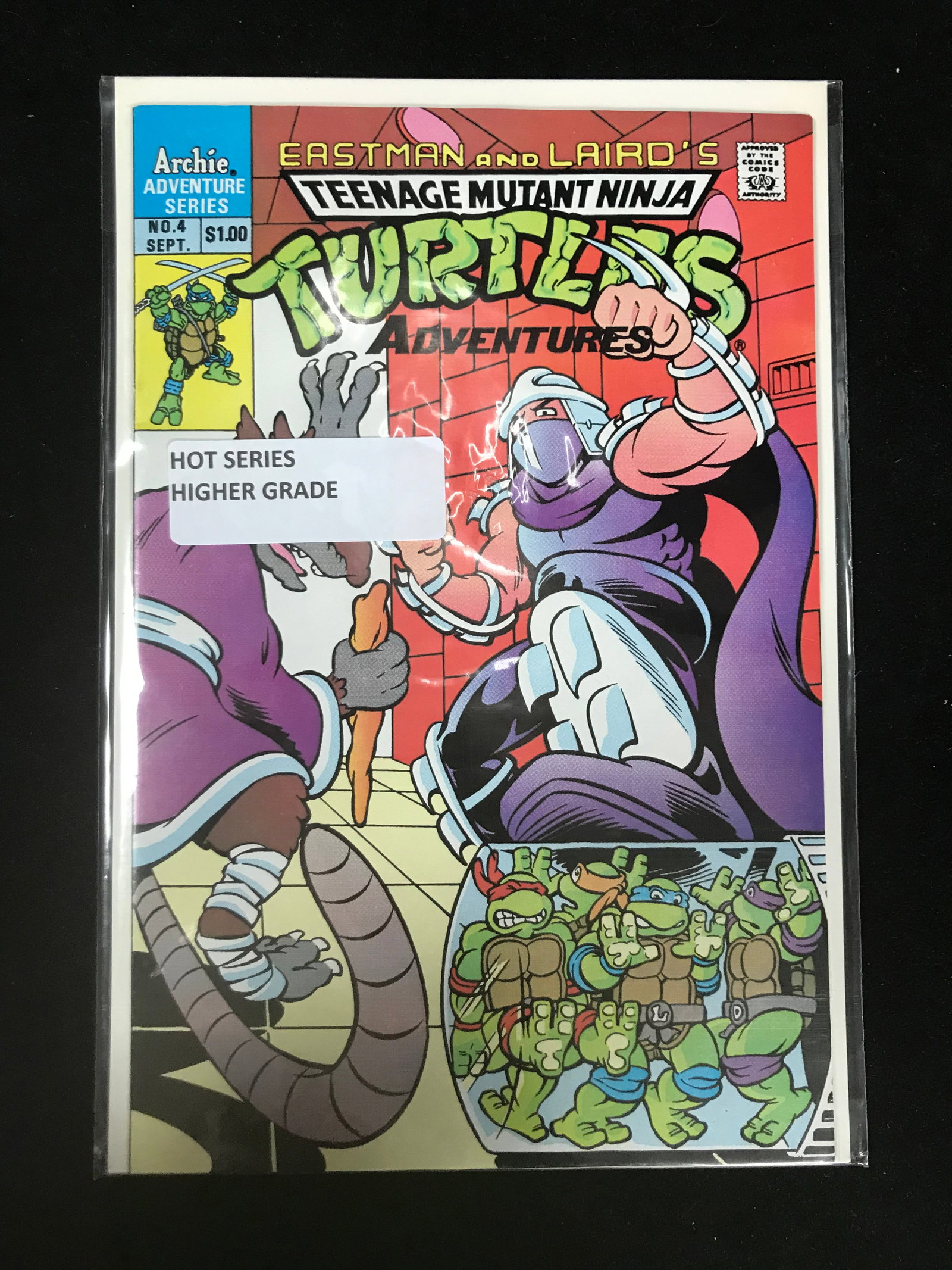 ARCHIE COMICS NO.4 EASTMAN AND LAIRDS TEENAGE MUTANT NINJA TURTLES: Prices are in Canadian Dollars
