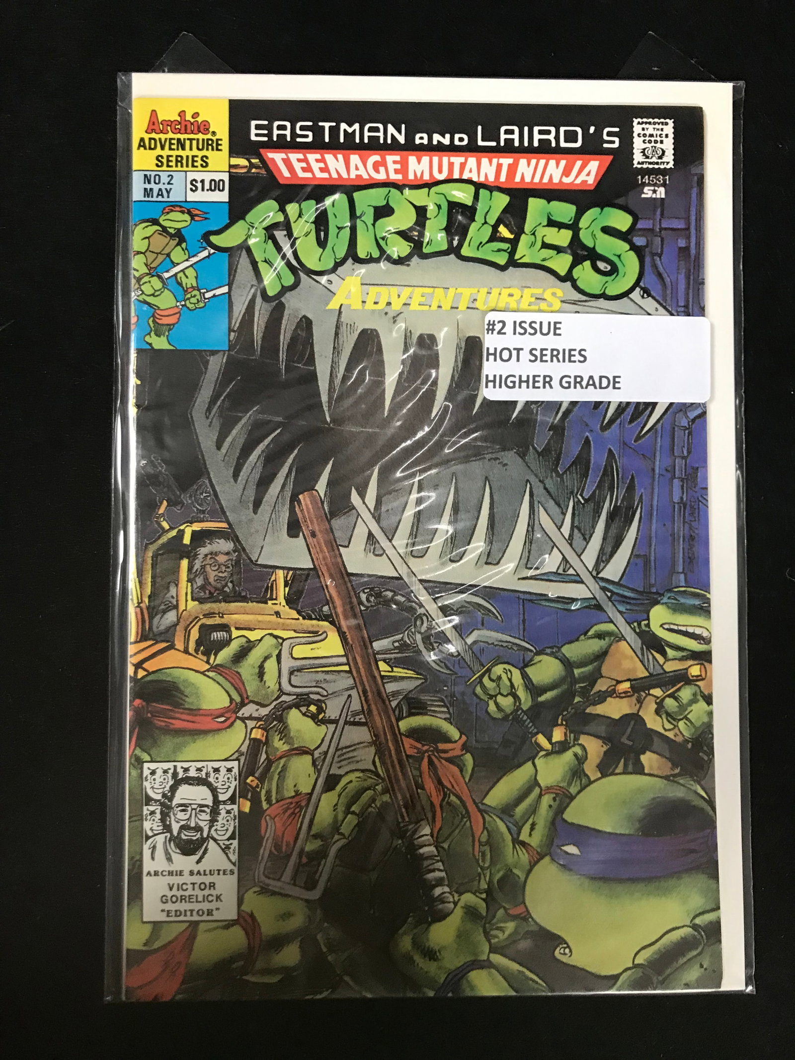 ARCHIE COMICS NO.2 EASTMAN AND LAIRDS TEENAGE MUTANT NINJA TURTLES: Prices are in Canadian Dollars
