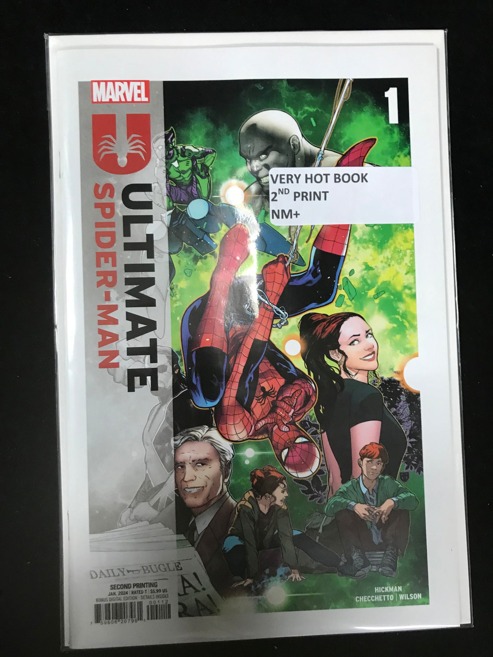 MARVEL COMICS NO.1 ULTIMATE SPIDERMAN (2ND PRINT) (1 of 1)