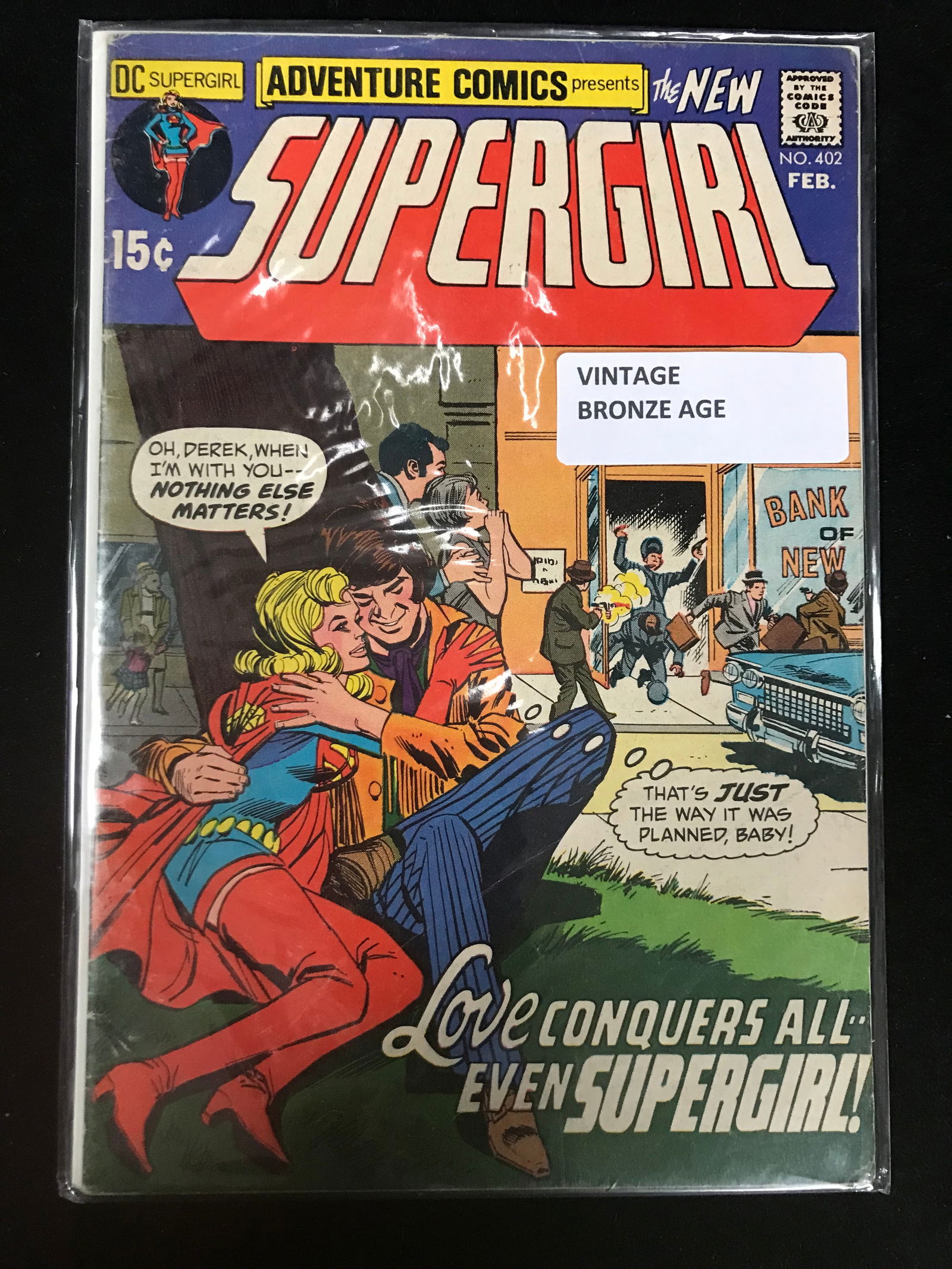 DC COMICS NO.402 THE NEW SUPERGIRL (VINTAGE BRONZE AGE) (1 of 1)