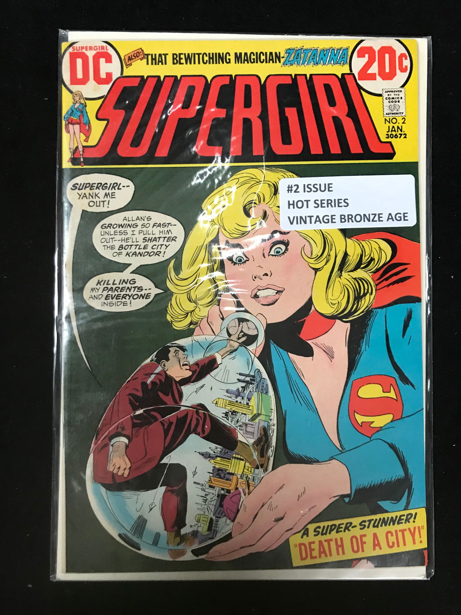 DC COMICS NO.2 SUPERGIRL (VINTAGE BRONZE AGE) (1 of 1)
