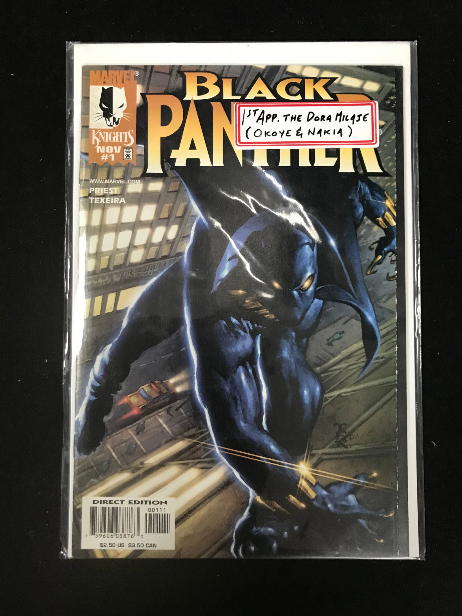 MARLVEL COMICS NO.1 BLACK PANTHER: Prices are in Canadian Dollars
