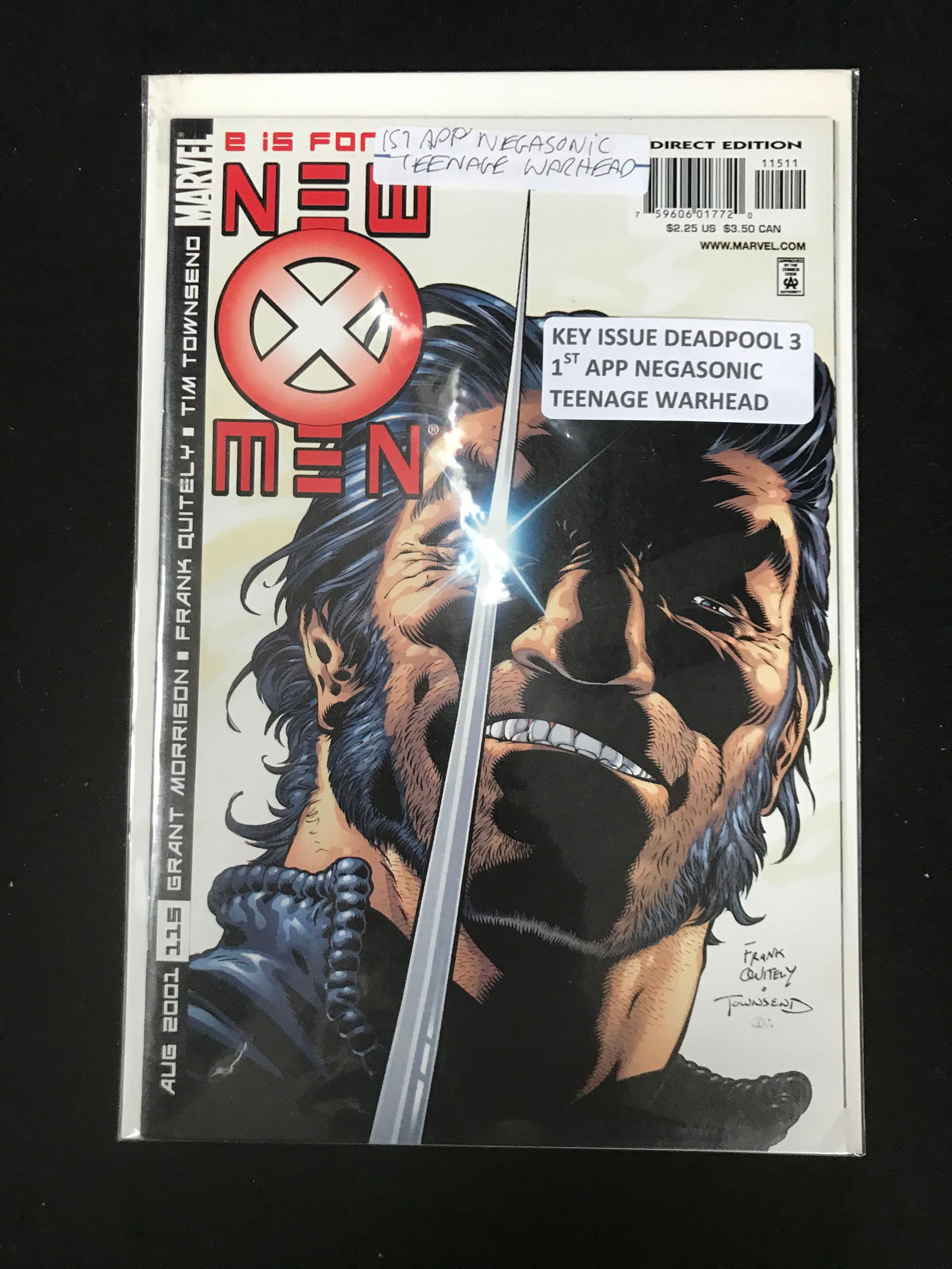 MARVEL COMICS NO.115 THE NEW X-MEN (KEY ISSUE DEADPOOL 3) (1 of 1)