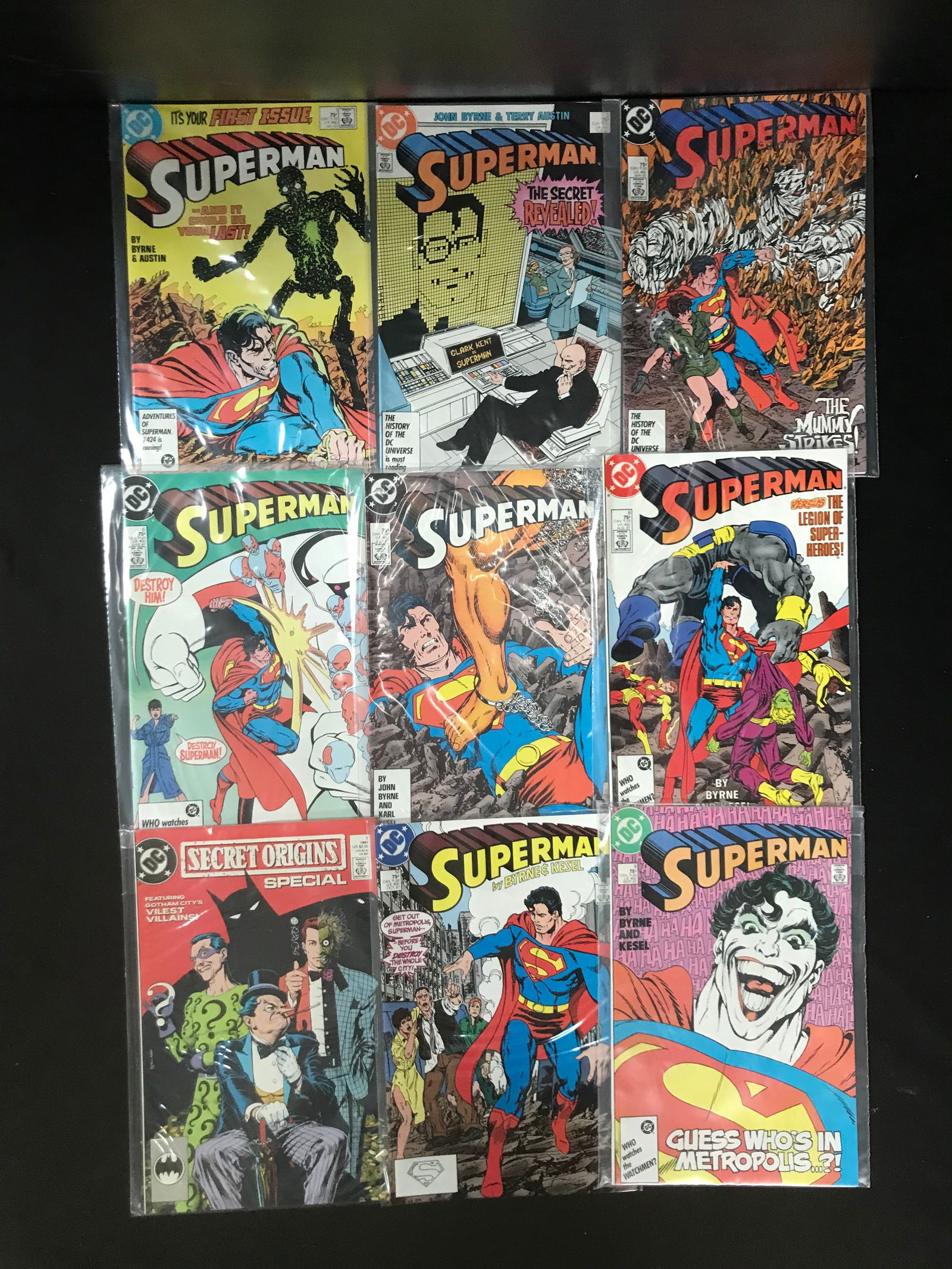 LOT OF SUPERMAN COMICS (DC COMICS): Prices are in Canadian Dollars