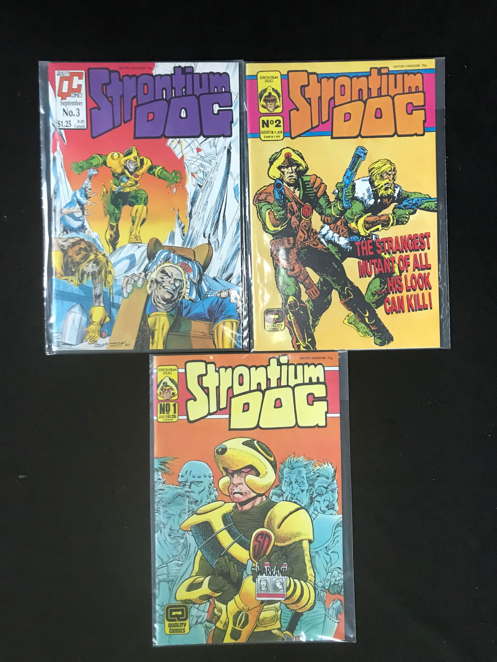 LOT OF STRONTIUM DOG COMICS (QUALITY COMICS) (1 of 1)