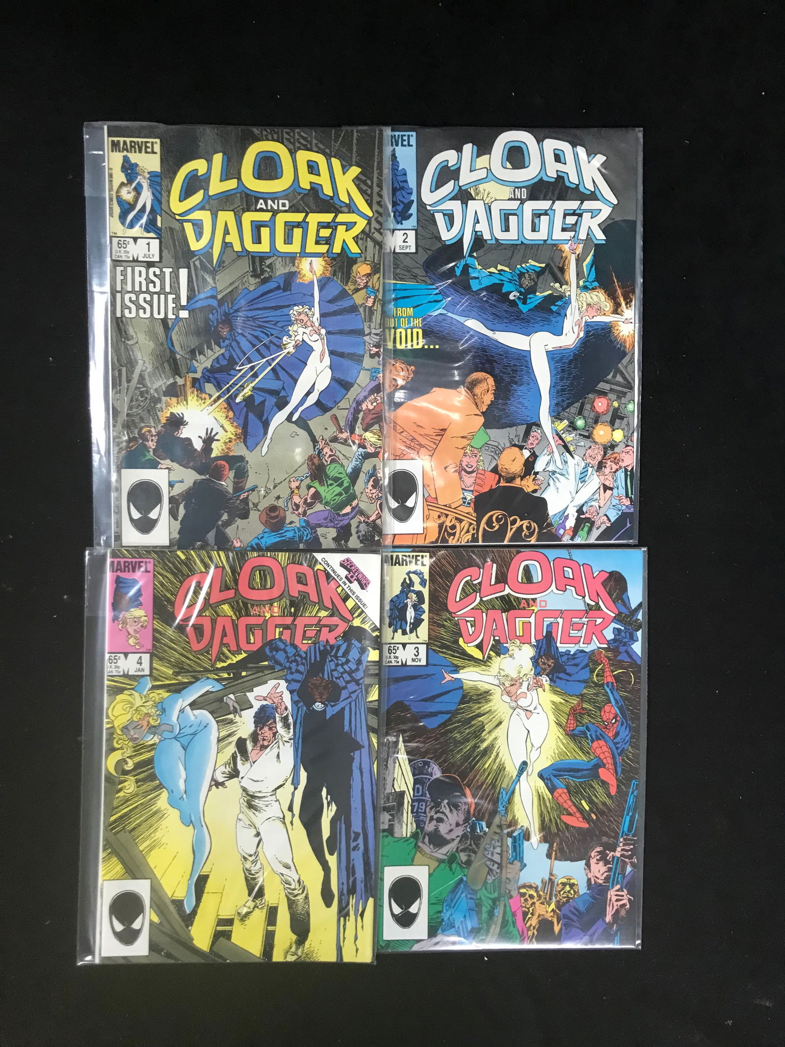 MARVEL COMICS CLOAK AND DAGGER COMIC BOOK LOT (1 of 1)