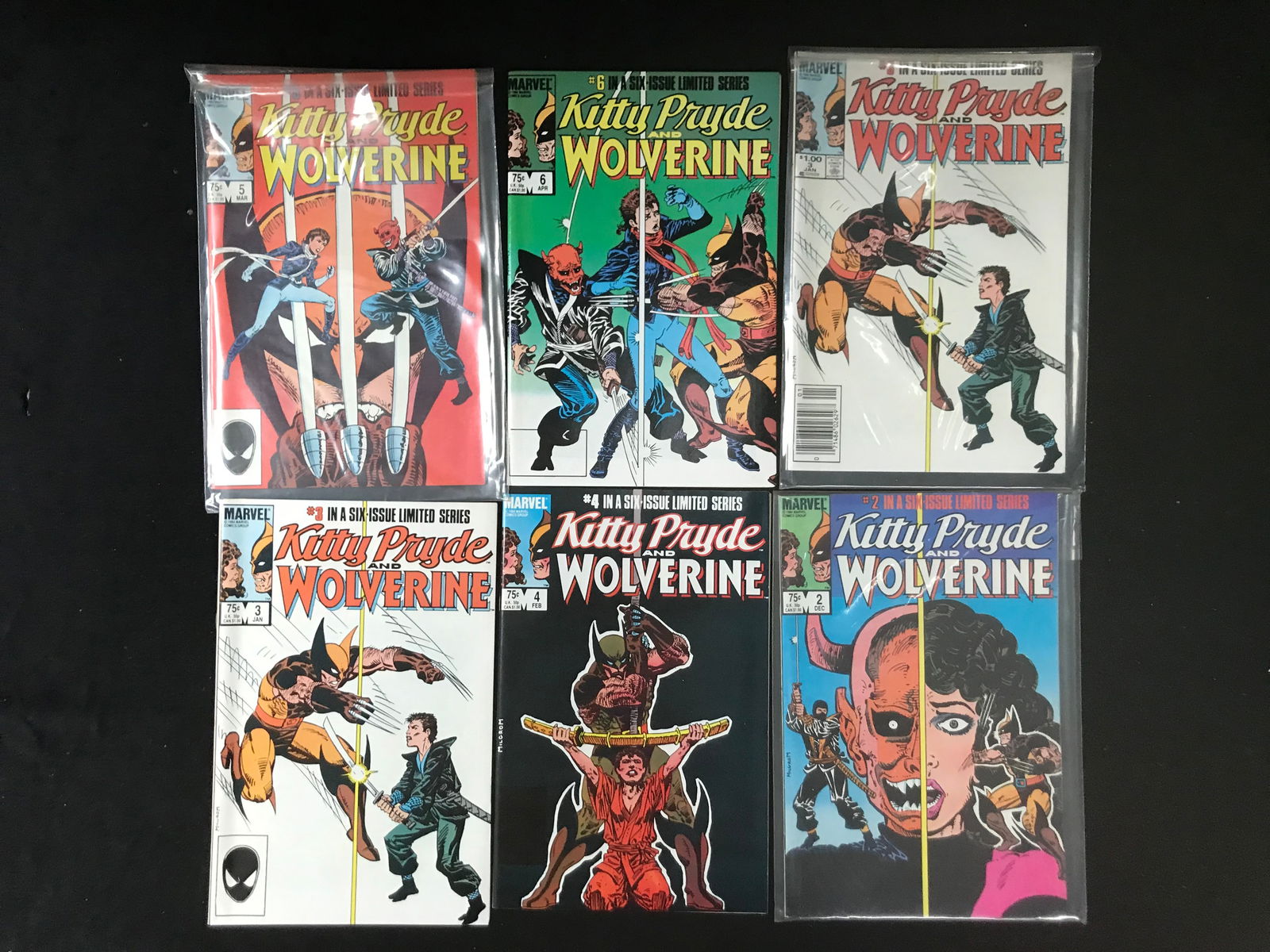 MARVEL COMICS KITTY PRIDE AND WOLVERINE COMIC BOOK LOT (1 of 1)