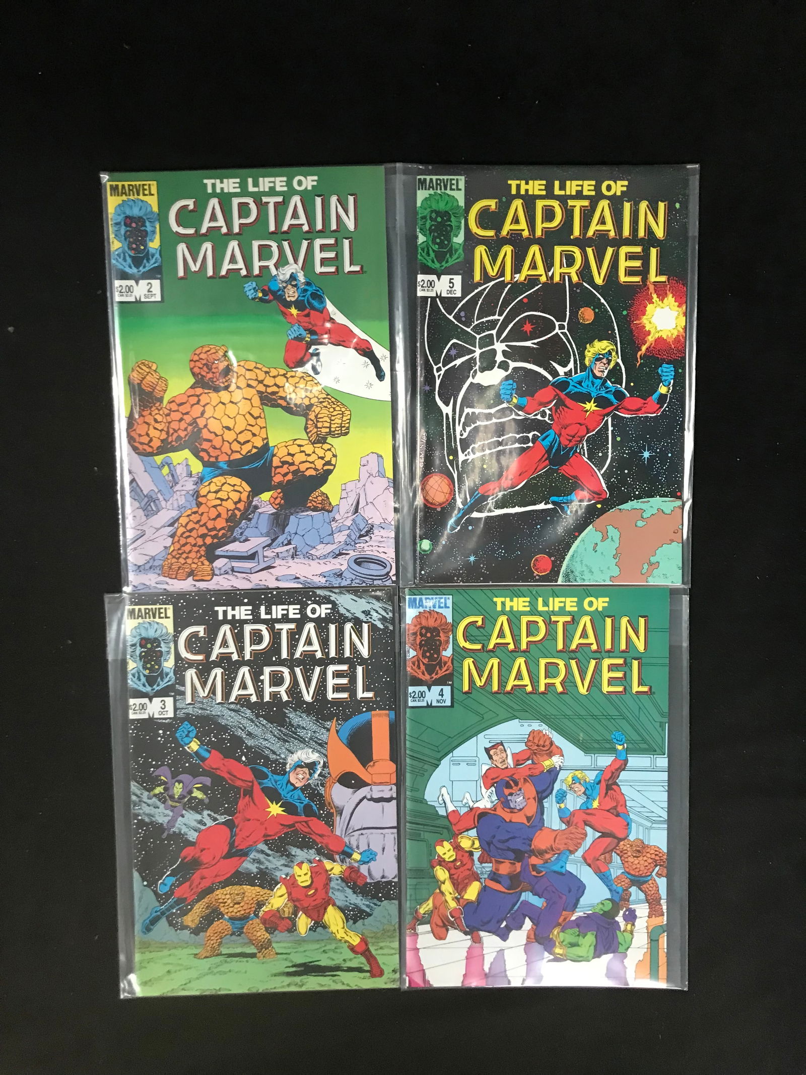 MARVEL COMICS CAPTAIN MARVEL COMIC BOOK LOT (1 of 1)