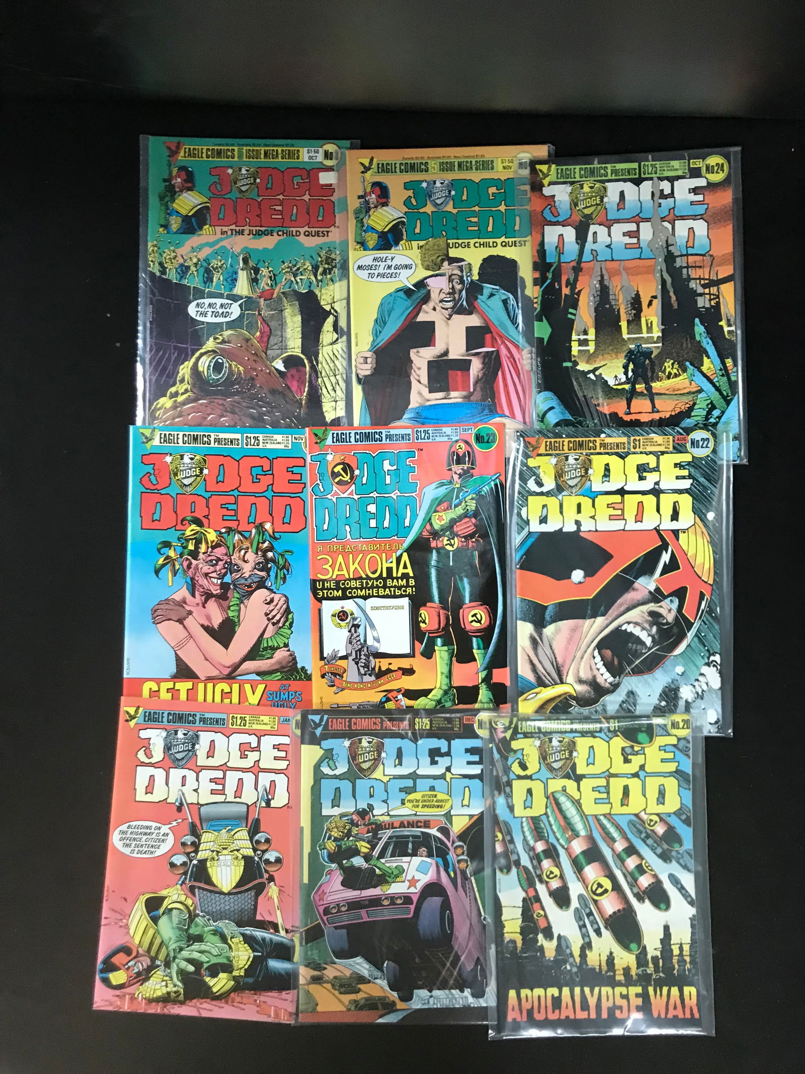 JUDGE DREDD COMIC BOOK LOT (1 of 1)