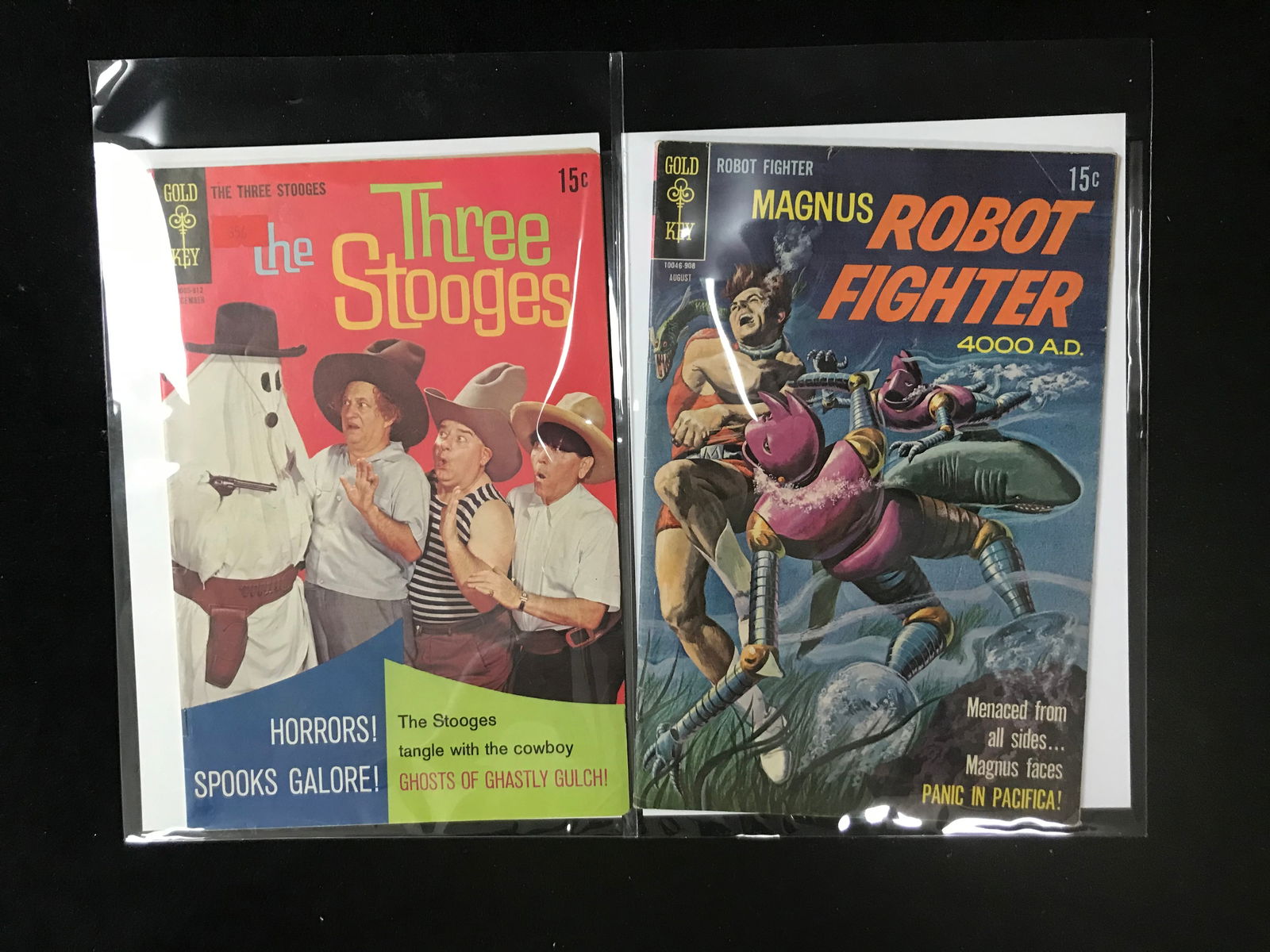 DELL COMICS SILVER AGE COMIC BOOK LOT (THREE STOOGES, ROBOT FIGHTER) (1 of 1)