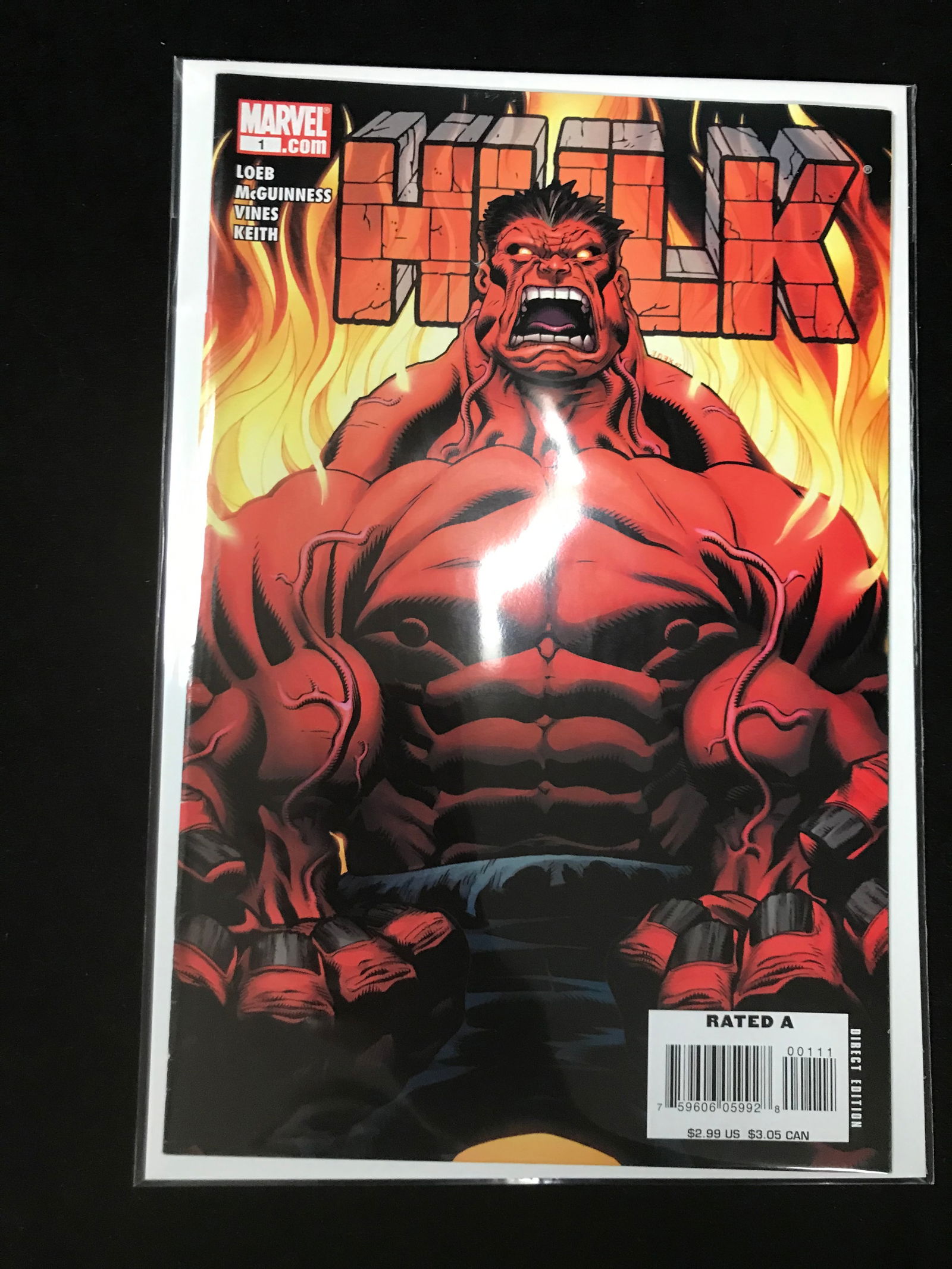 MARVEL COMICS HULK NO.1 (1ST APPEARANCE RED HULK) (1 of 1)