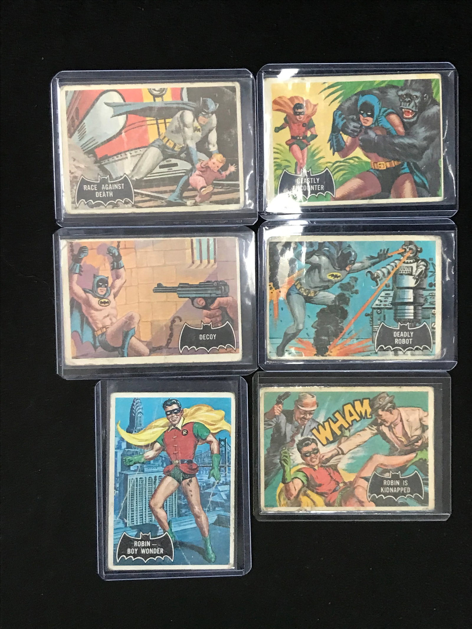 1966 O PEE CHEE BATMAN NON SPORTS TRADING CARD LOT: Prices are in Canadian dollars