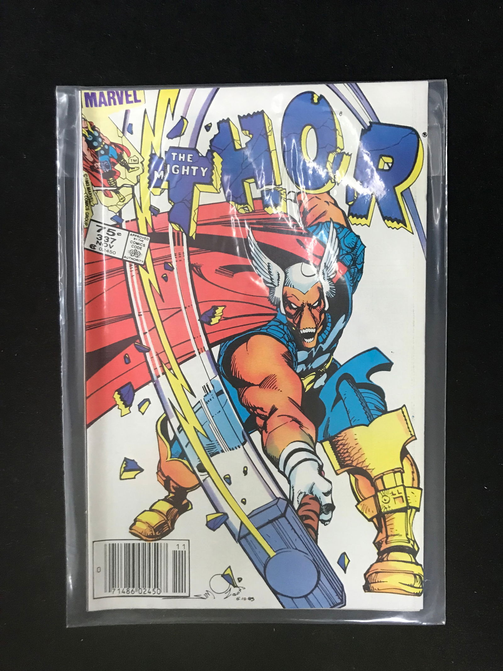 MARVEL COMICS NO.337 THE MIGHTY THOR (1 of 1)