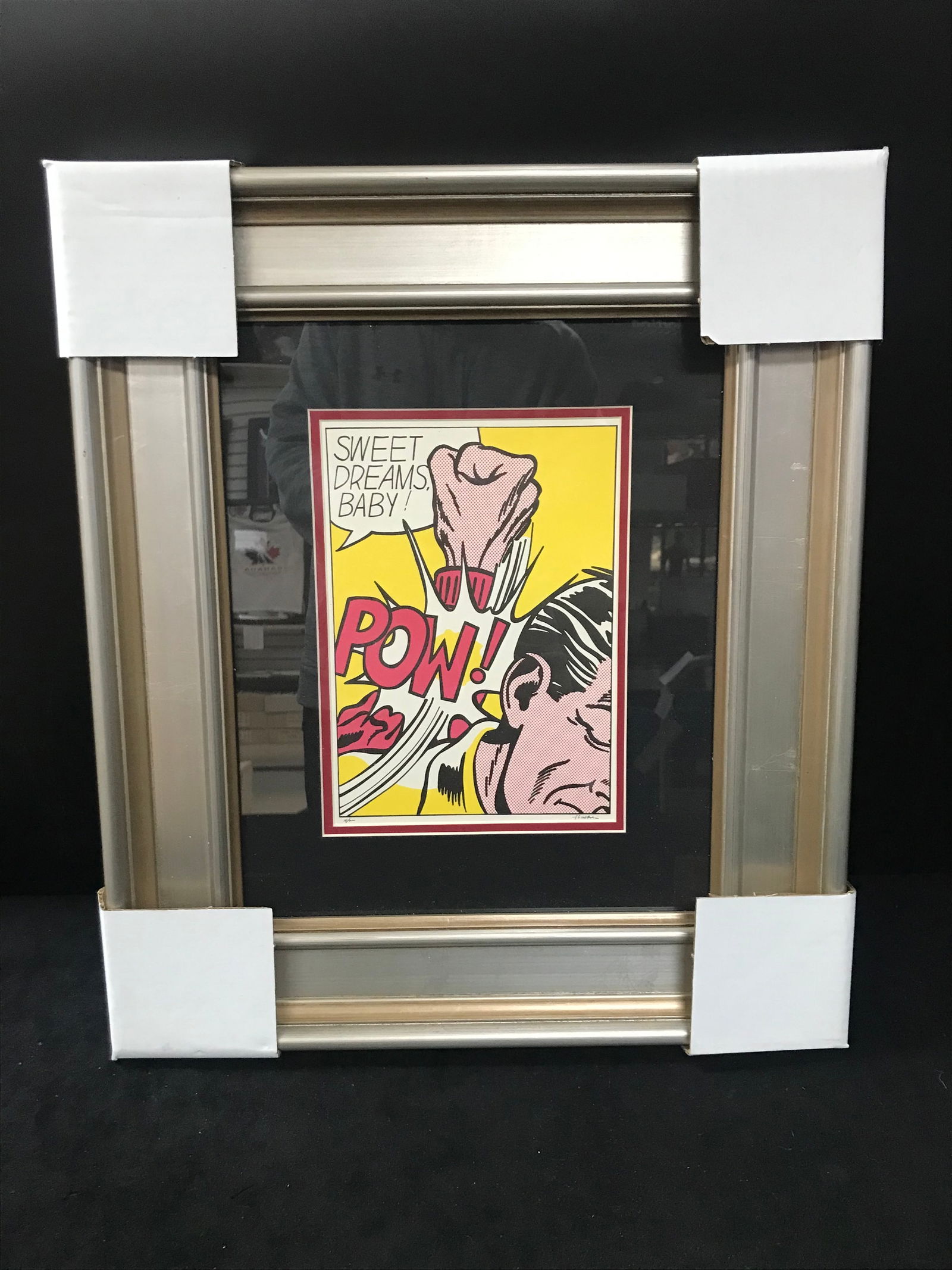ROY LICHTENSTEIN SWEET DREAMS BABY CUSTOM FRAMED LITHOGRAPH 1994 (1 of 3)