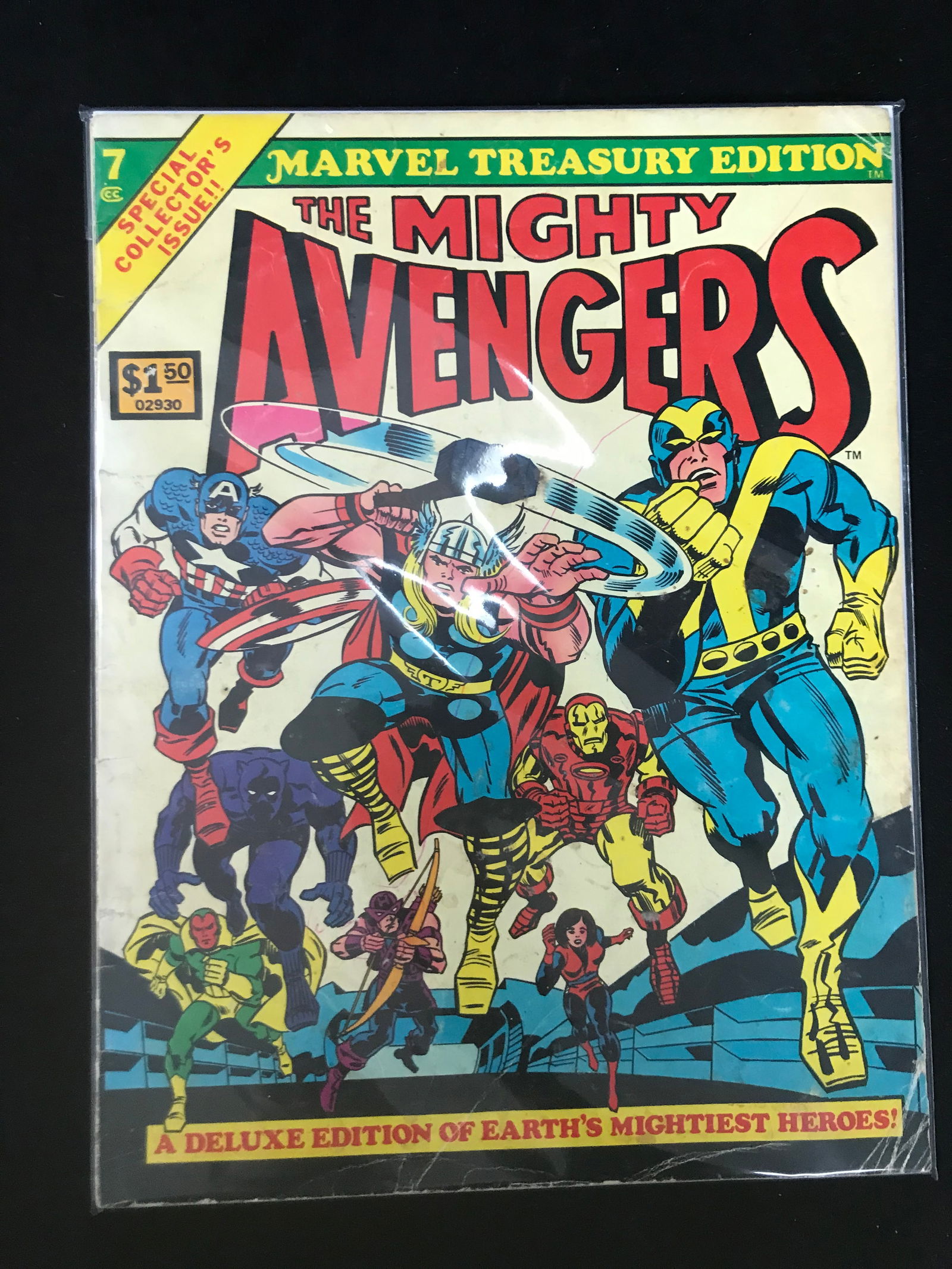 MARVEL COMICS NO.7 THE MIGHTY AVENGERS (MARVEL TREASURY EDITION) (1 of 1)