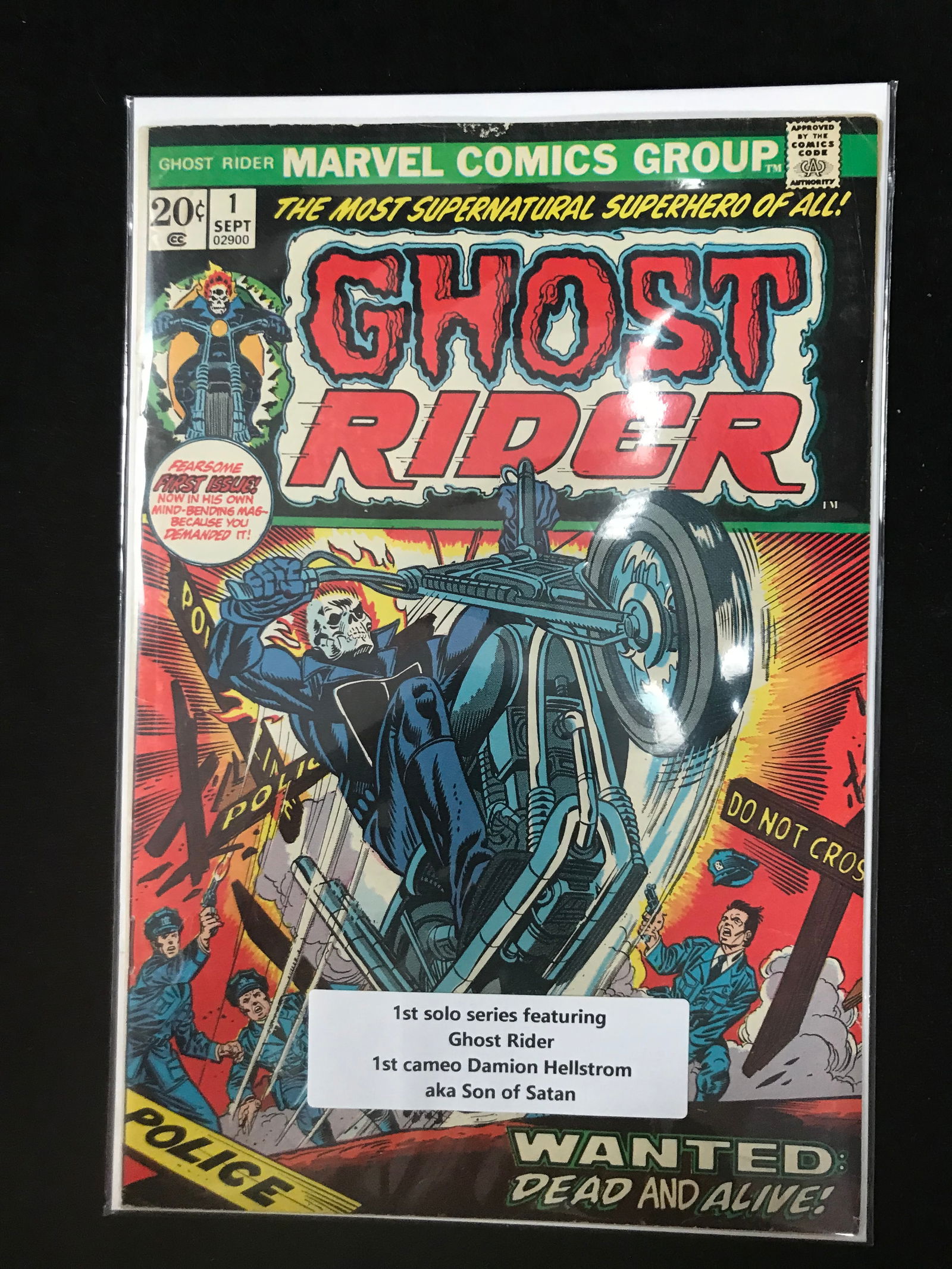 MARVEL COMICS NO.1 GHOST RIDER (1ST SOLO SERIES FEAT GHOST RIDER) (1 of 1)